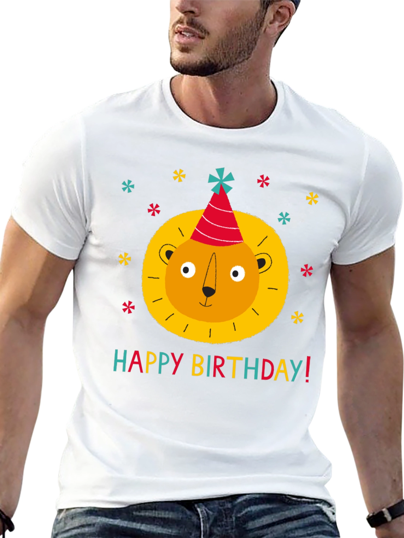 Birthday Lion T-Shirt - Fun Party Tee