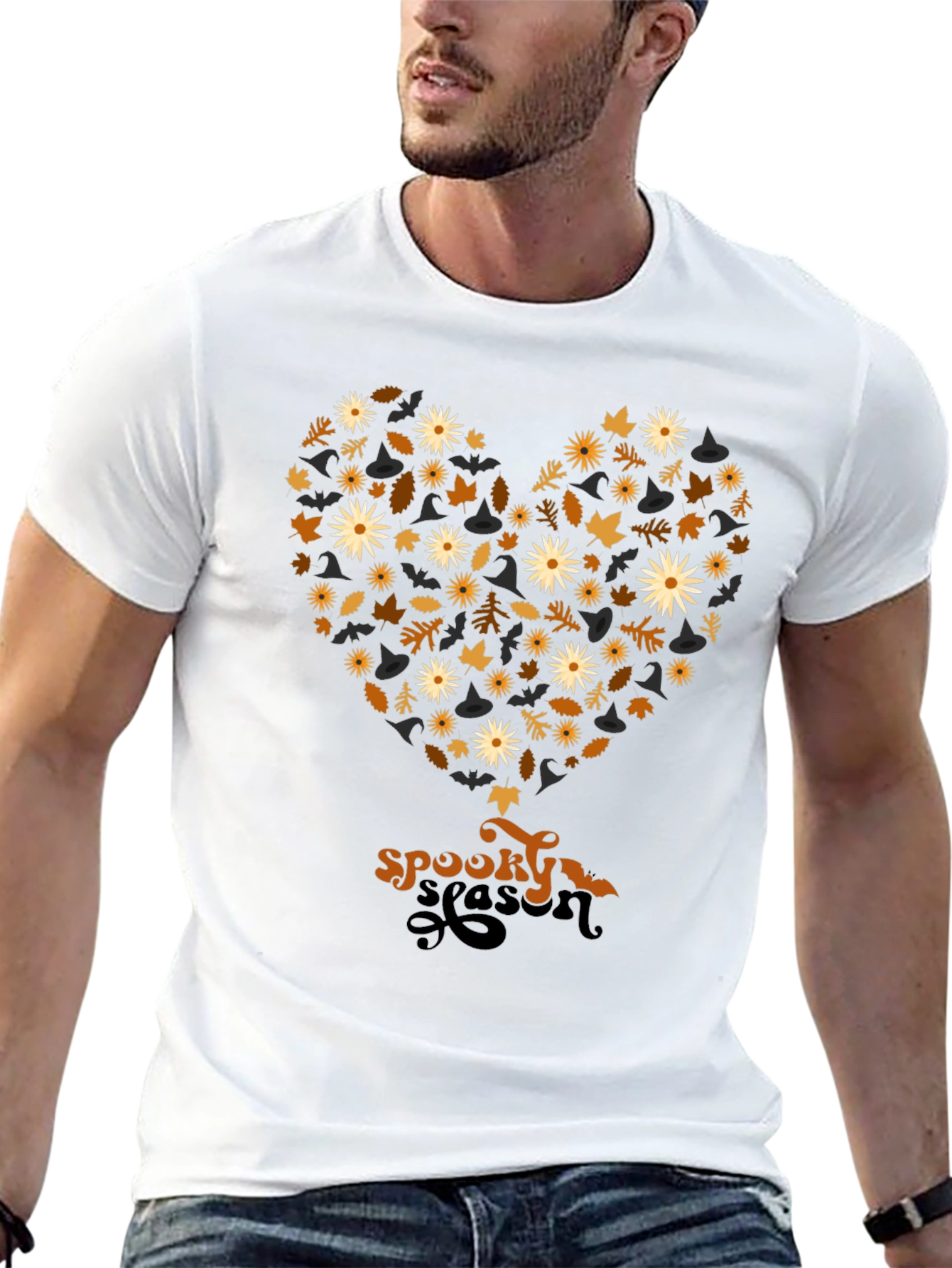 Spooky Season Heart Graphic Tee