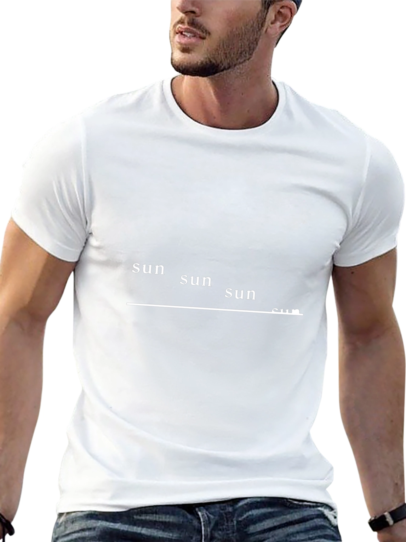Black Sun Graphic Tee - Modern Casual Style