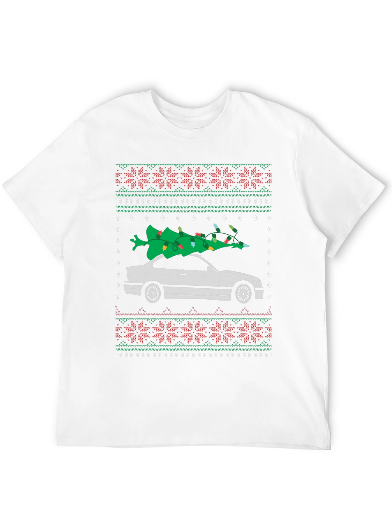 Christmas Car Tree Ugly T-Shirt