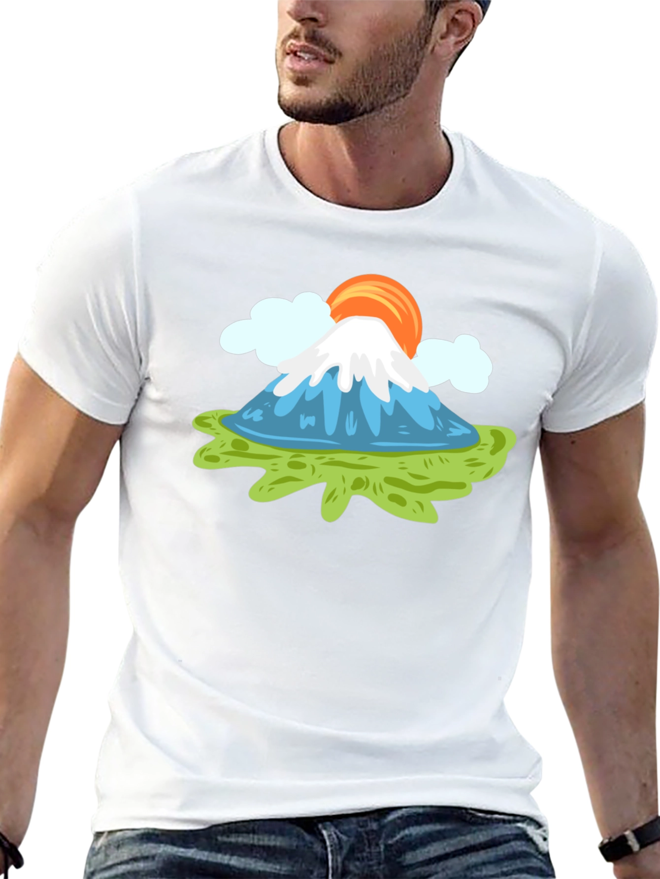 Mount Fuji Graphic Tee - Unique Design