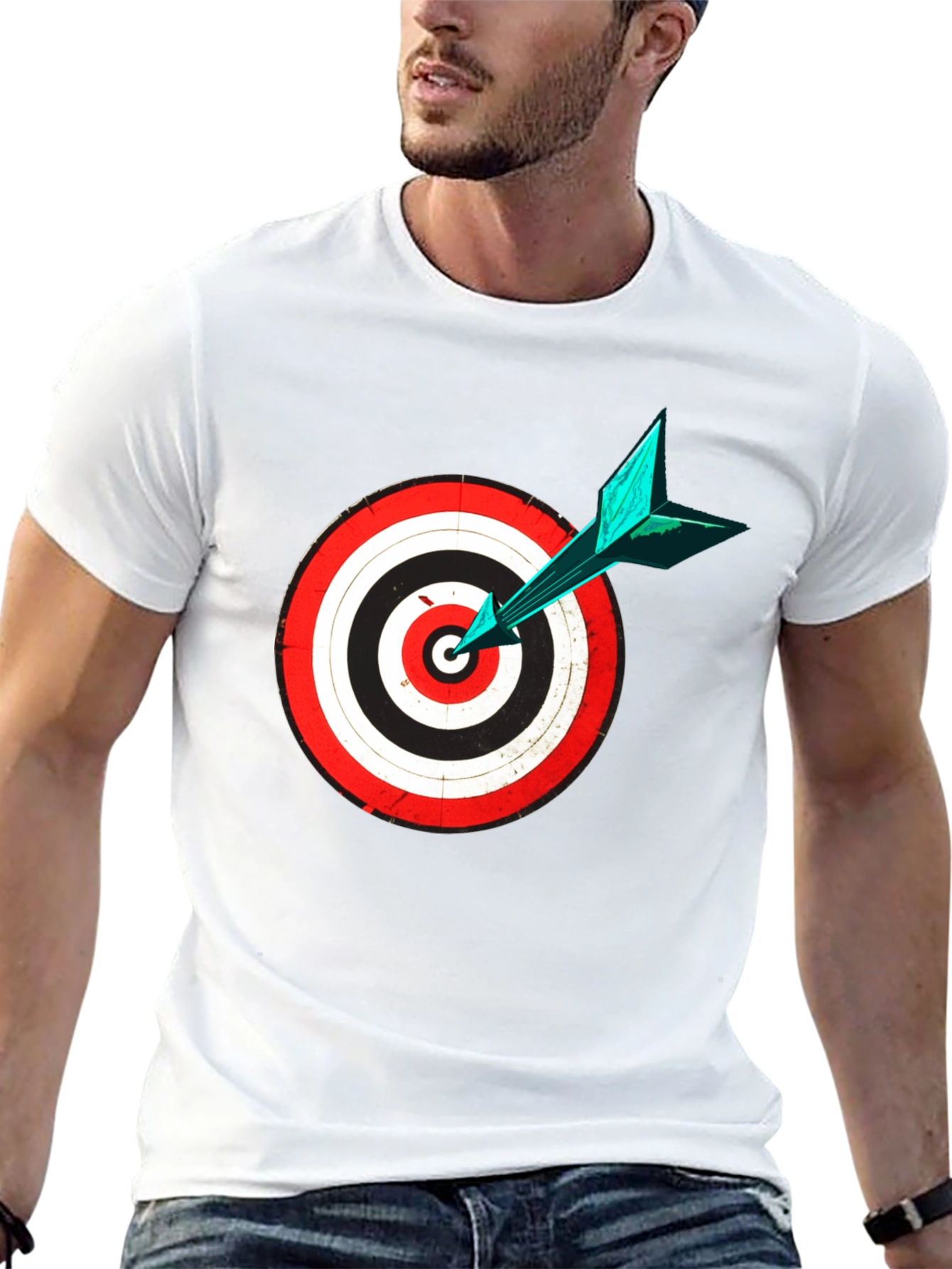 Target T-Shirt - Bullseye Arrow Design