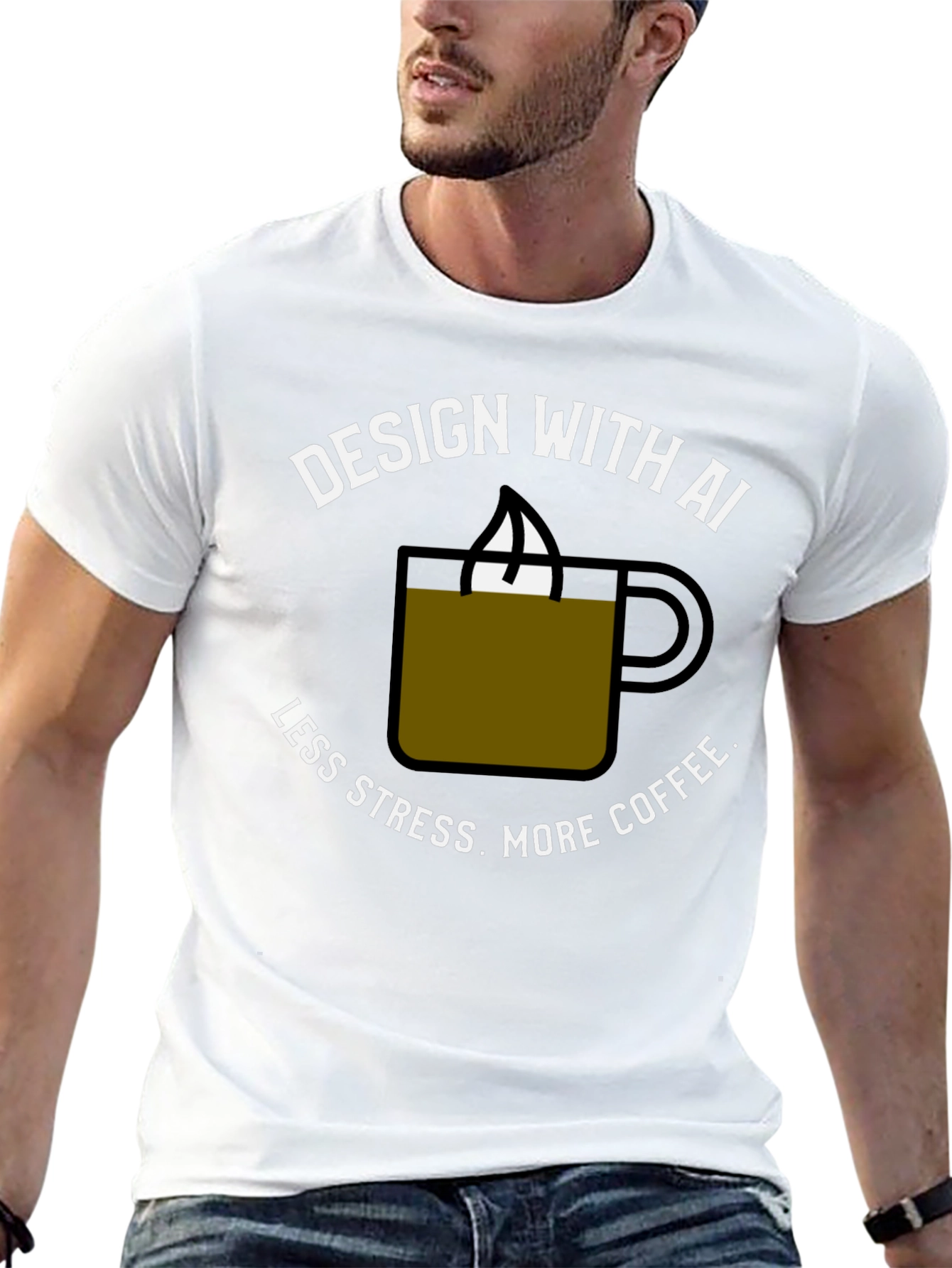 Design With AI Coffee T-Shirt