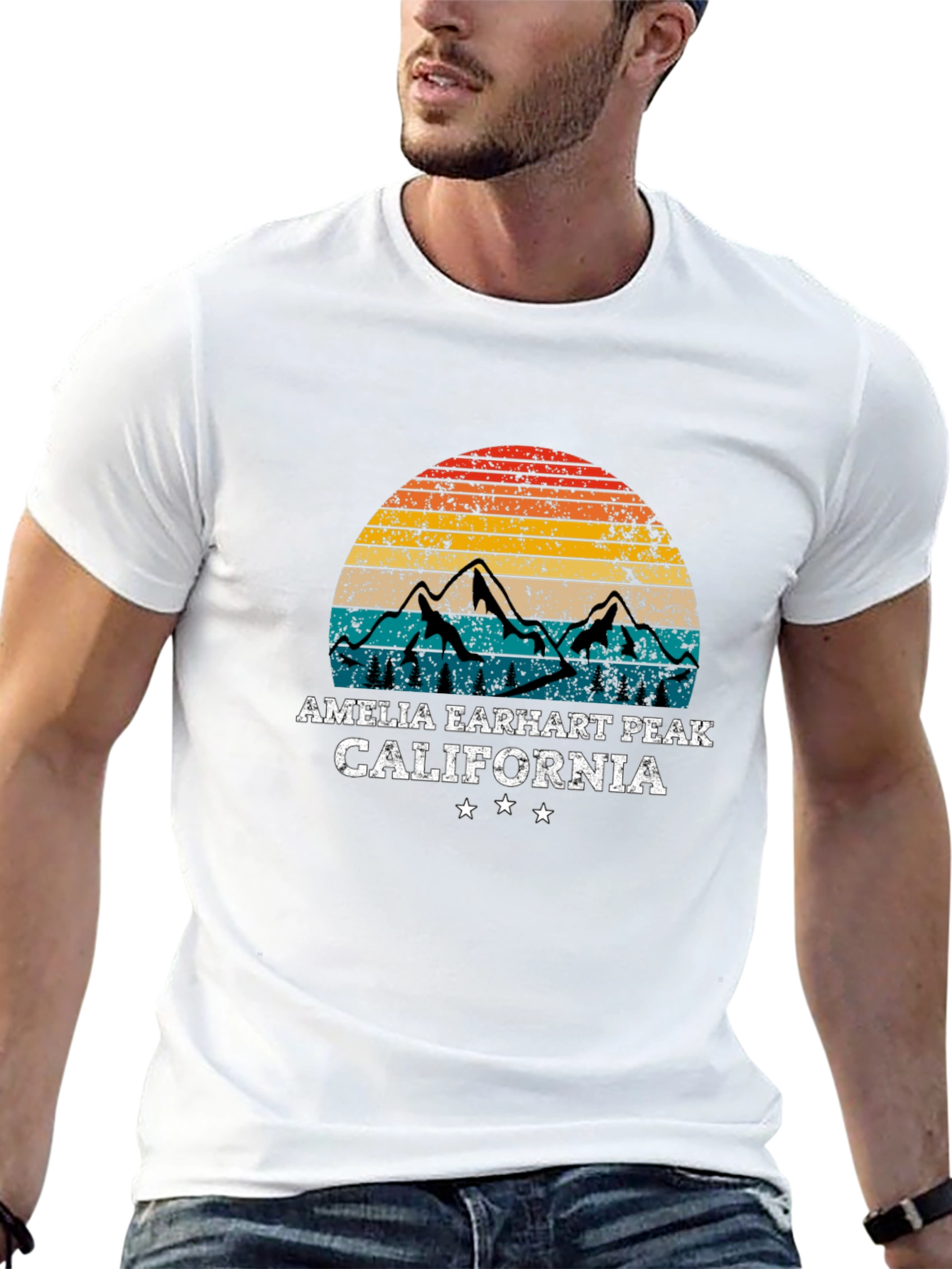 Amelia Earhart Peak California Graphic Tee