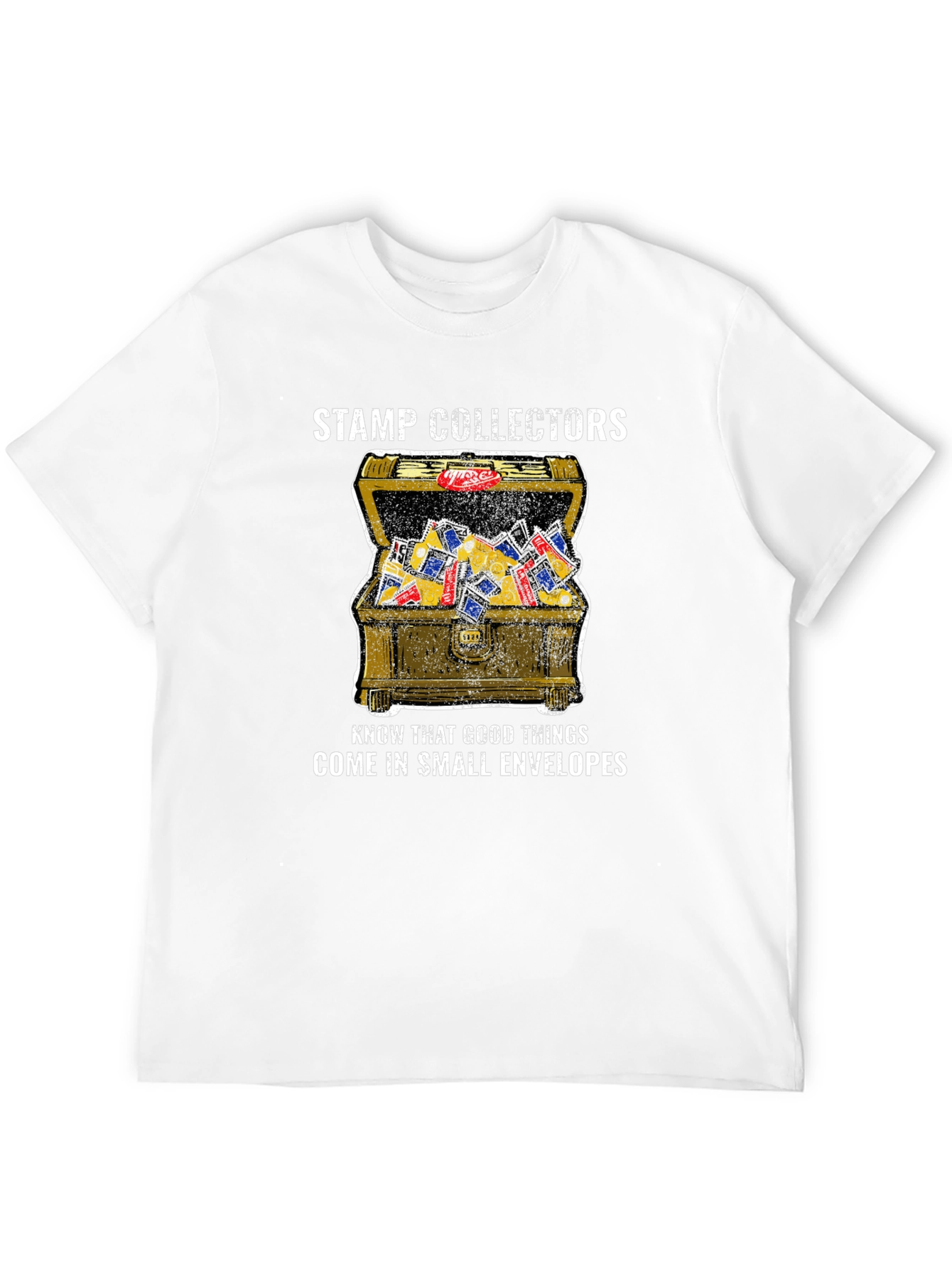 Stamp Collectors Chest Graphic T-Shirt