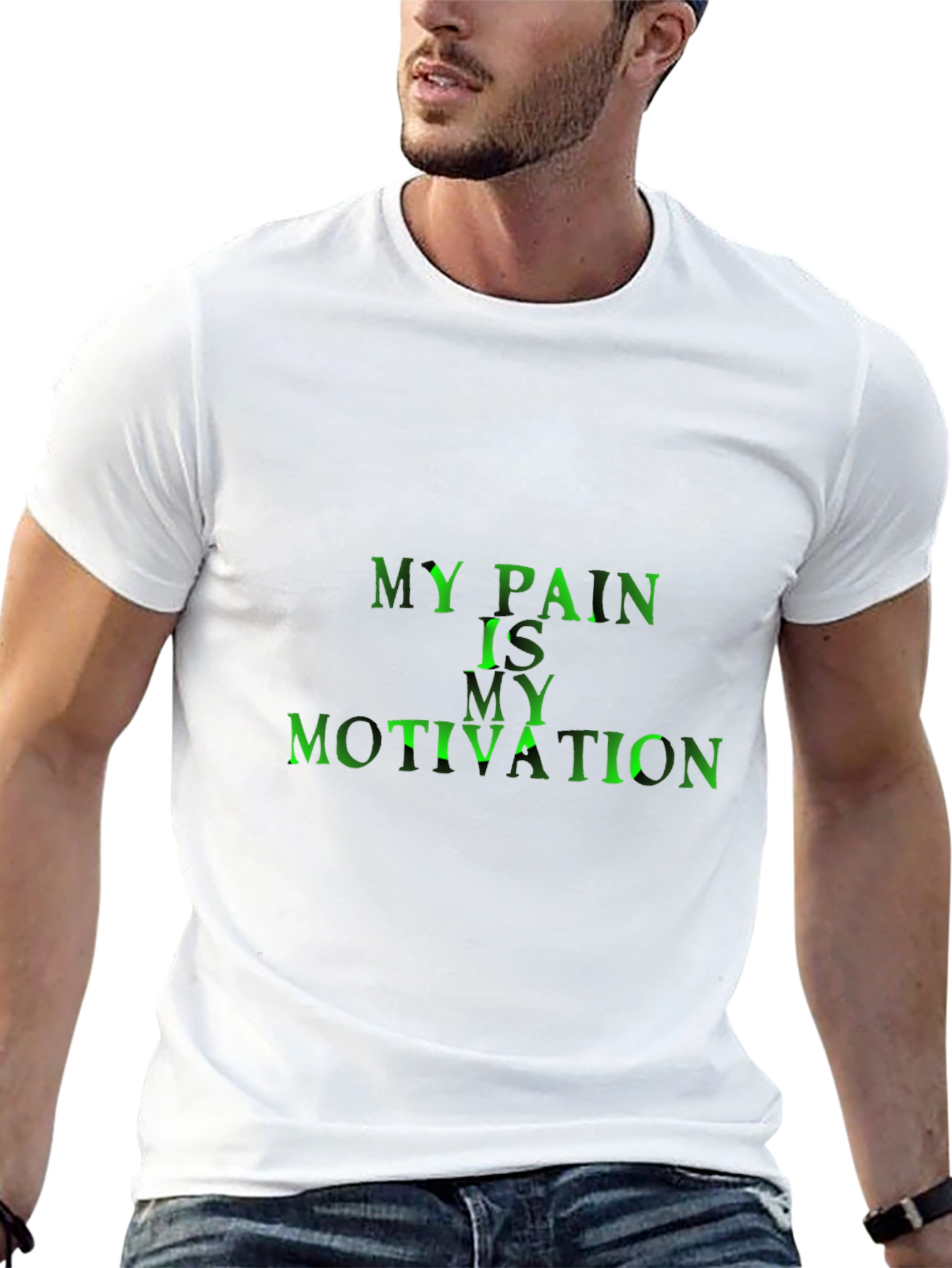 Motivational Gym T-Shirt - My Pain Is My Motivation