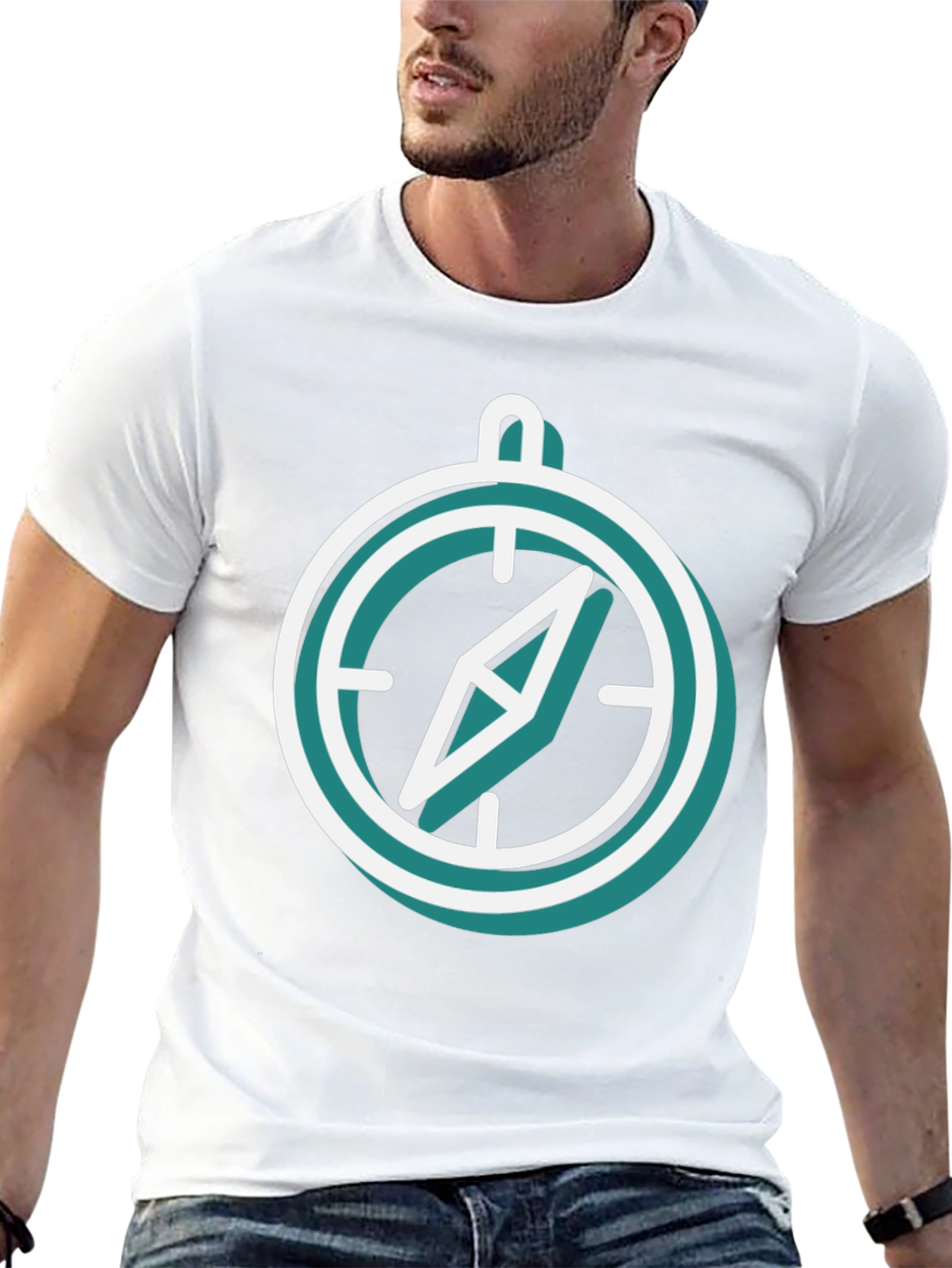 Compass Graphic Tee - Adventure Awaits!