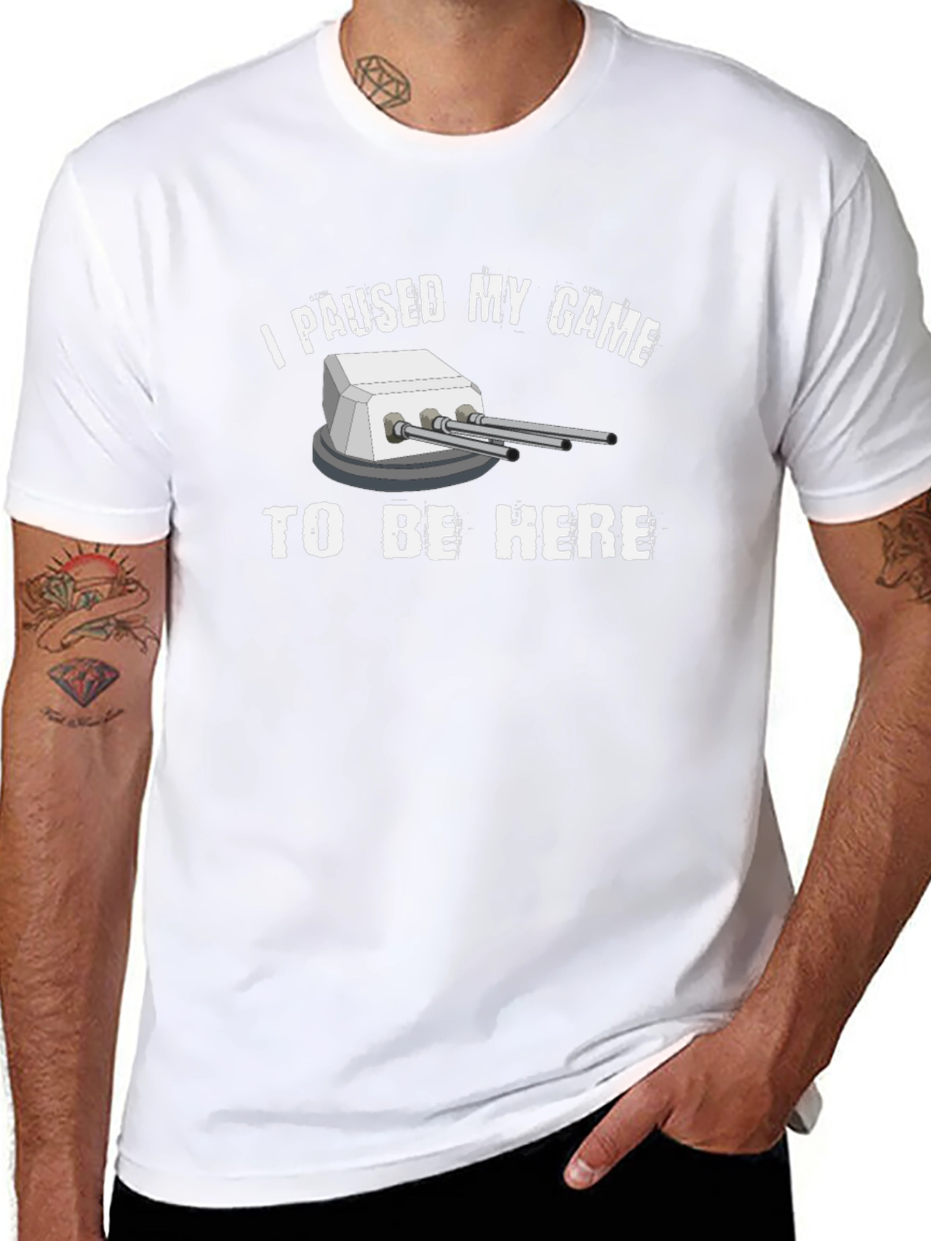 I Paused My Game T-Shirt - Gamer Novelty Tee