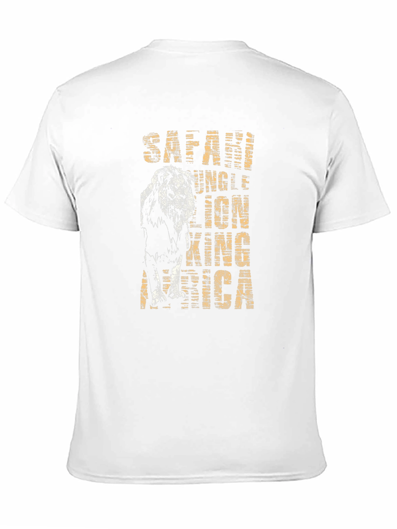 Safari Lion King Graphic Tee - Black