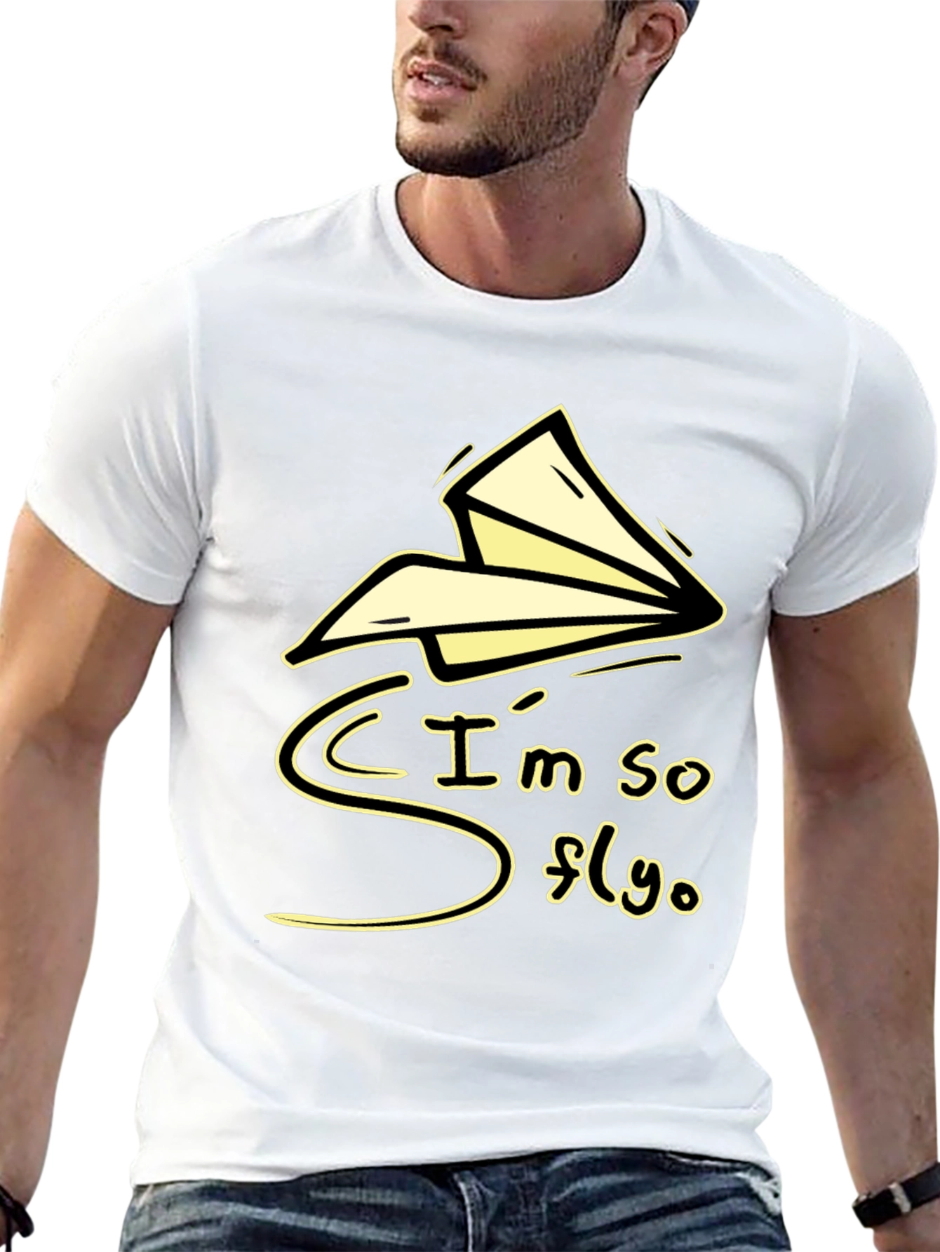 Im So Fly Paper Airplane Graphic Tee