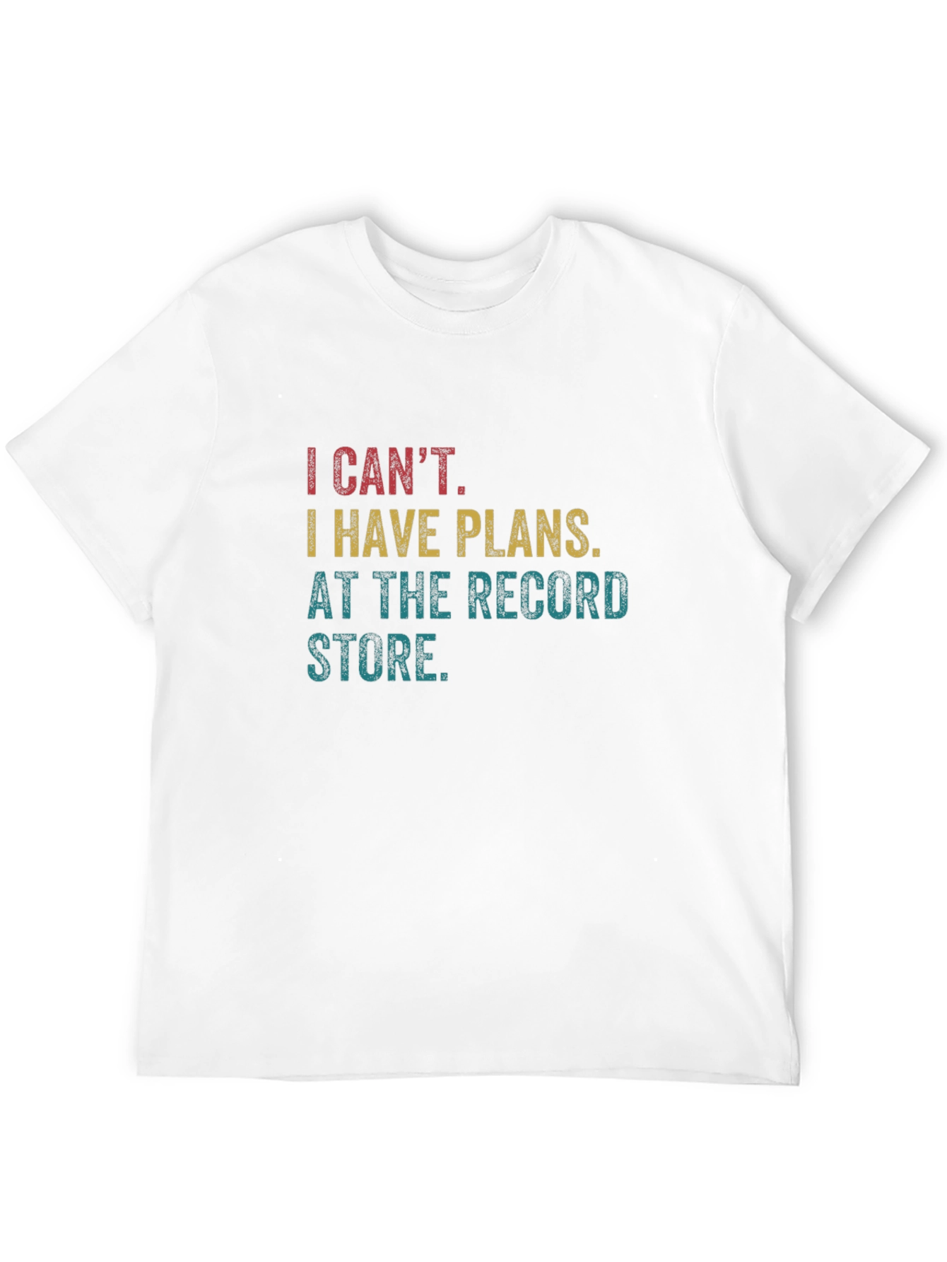 I Cant Record Store T-Shirt
