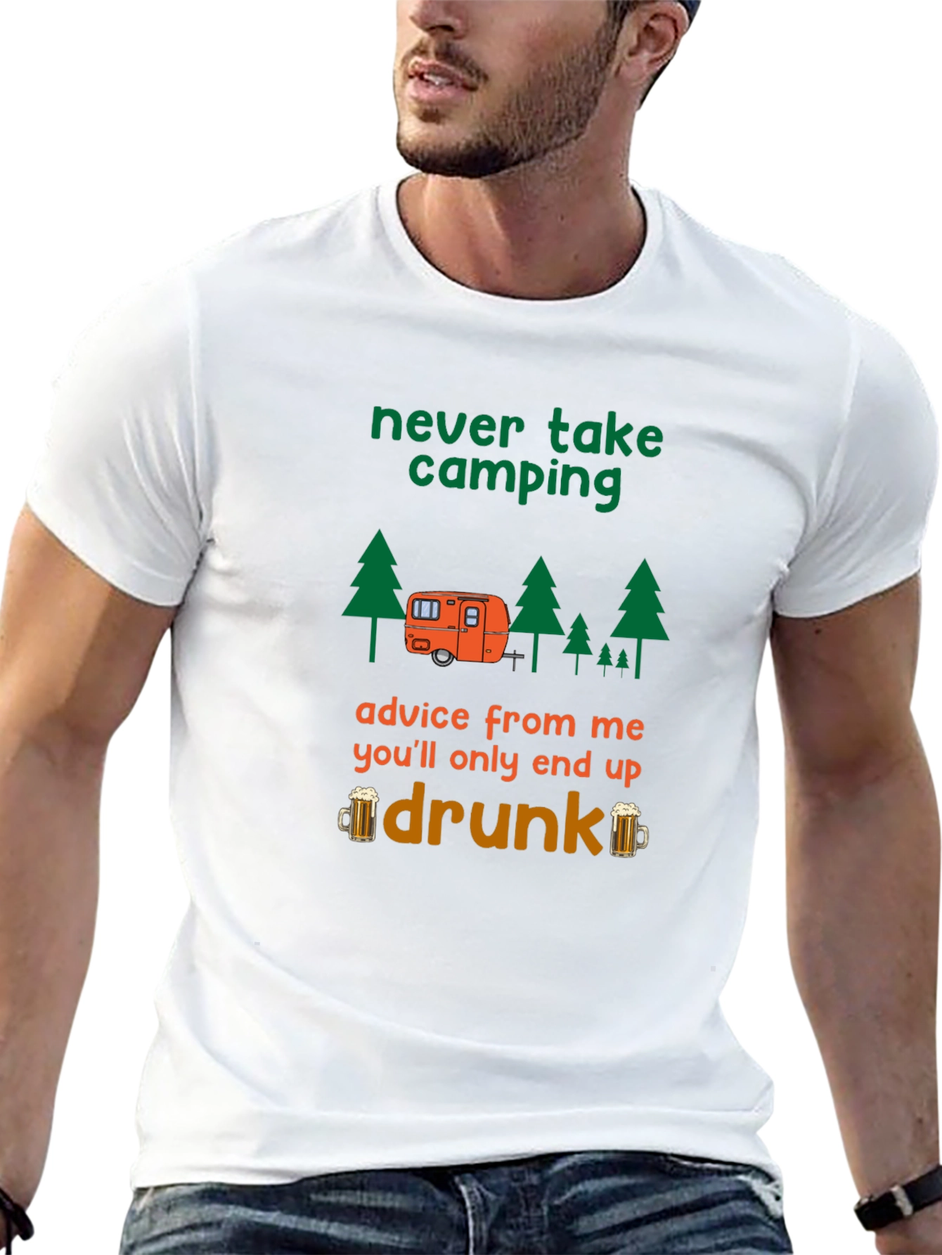 Camping Advice Funny T-Shirt