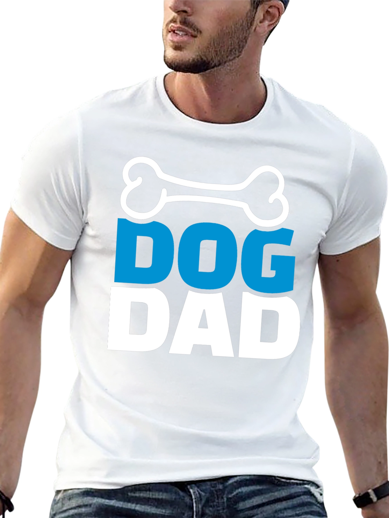 Dog Dad T-Shirt - Cute Dog Lover Tee