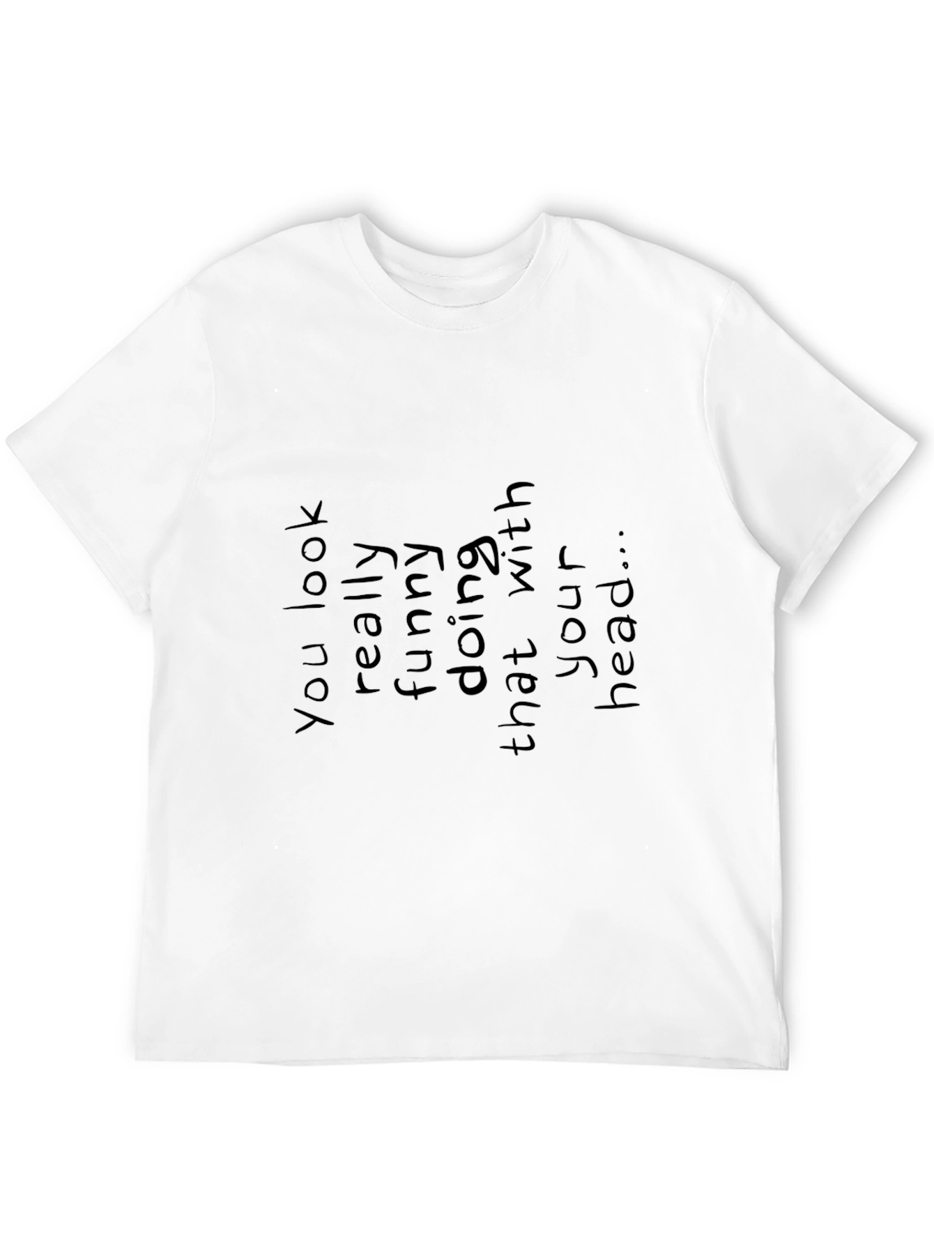 Funny Head Graphic T-Shirt