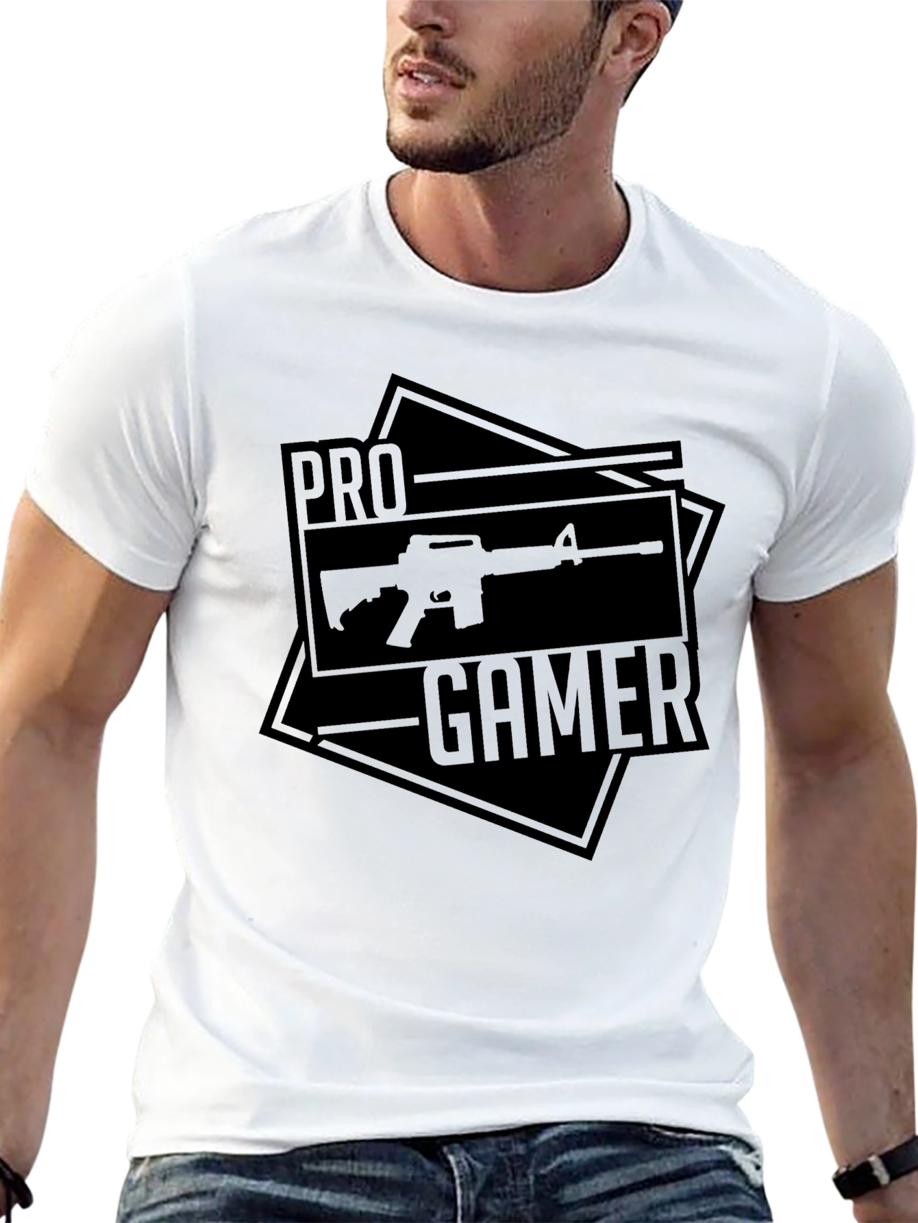 Pro Gamer Graphic Tee - Black