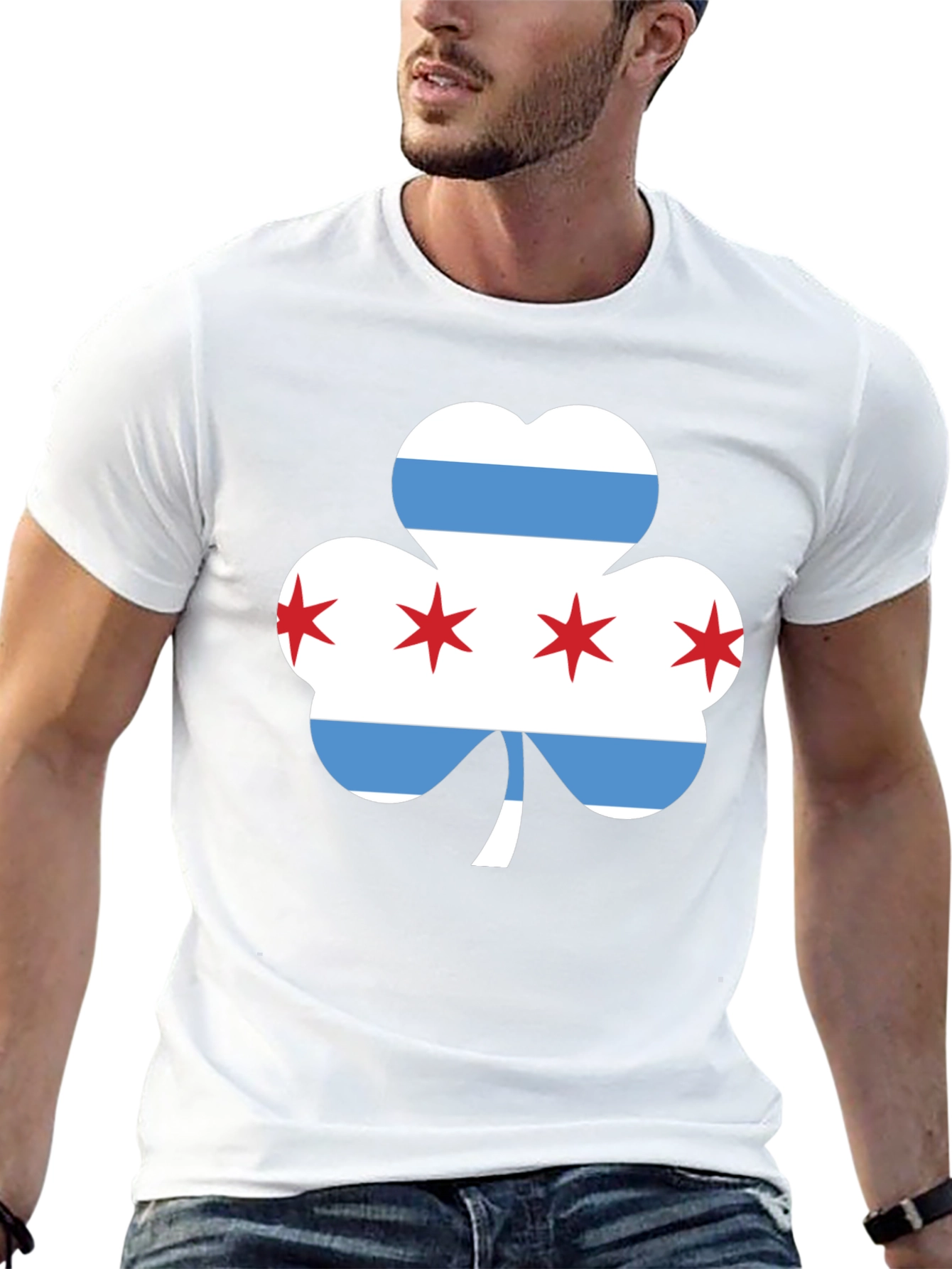 Chicago Shamrock Black T-Shirt