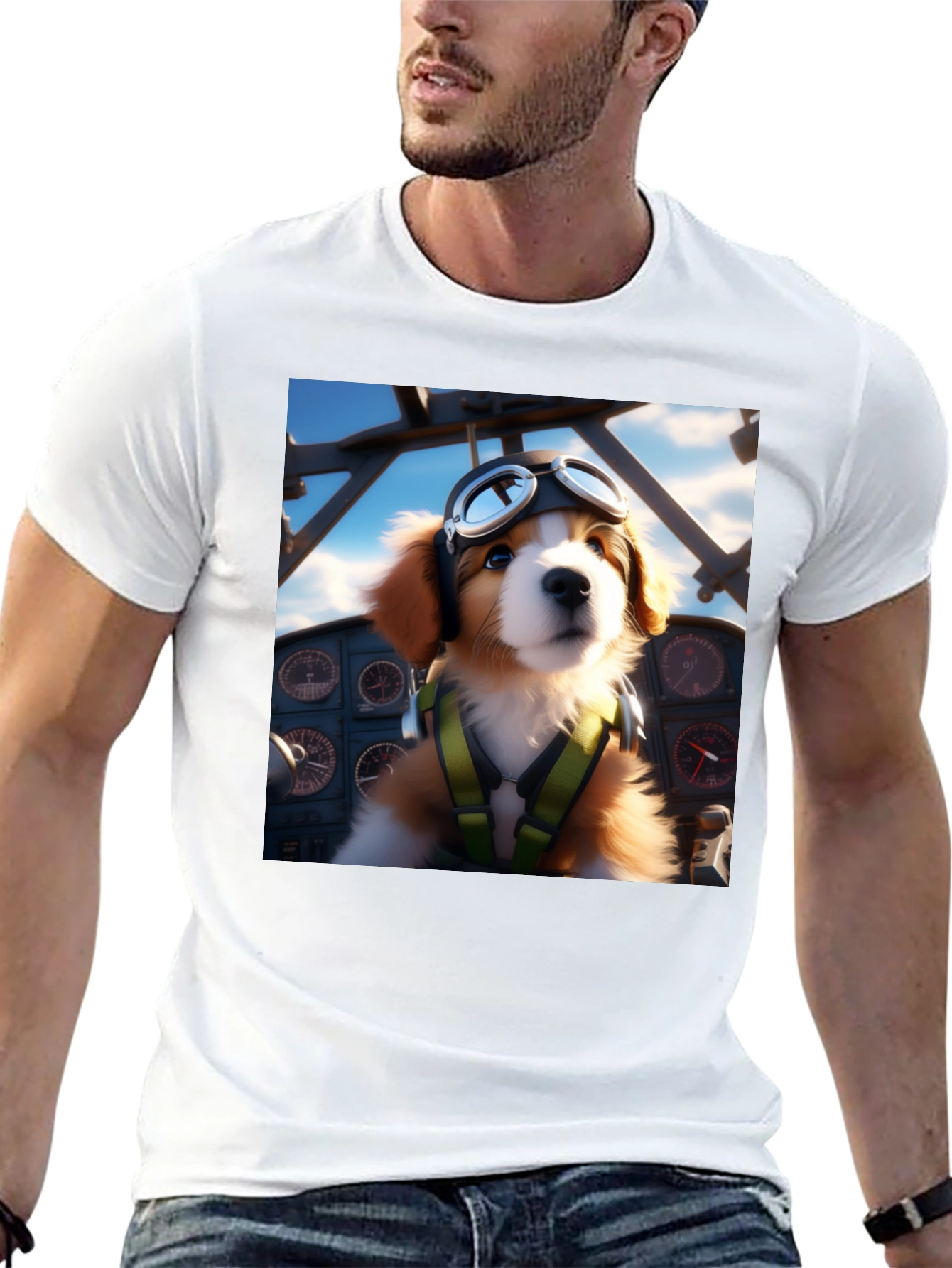 Pilot Pup Tee - Aviation Adventure Shirt