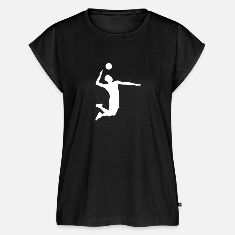 Men Volleyball Spike Shadow T Shirt Gift Ideas