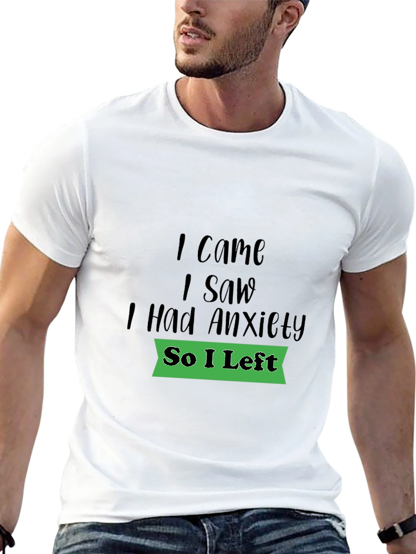 Anxiety Humor Graphic T-Shirt