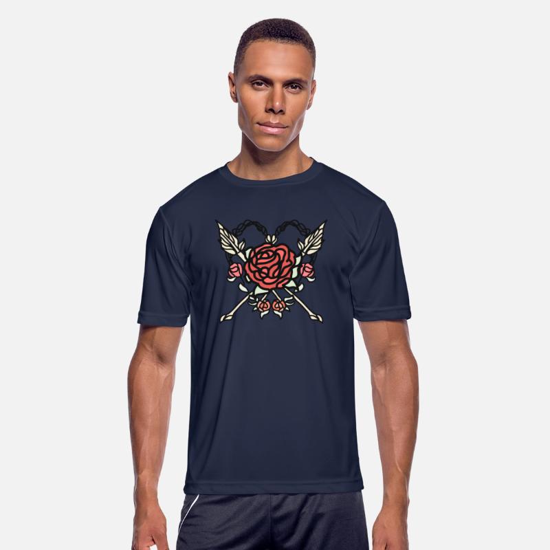 Minimalist Love Roses and Arrows