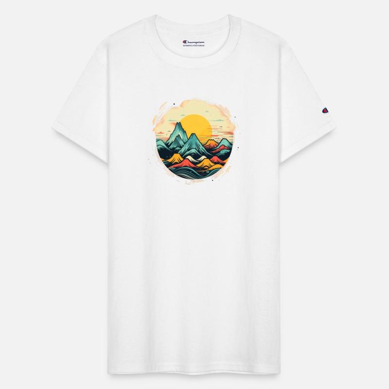 Mountains Sun Hiking Nature Shirt