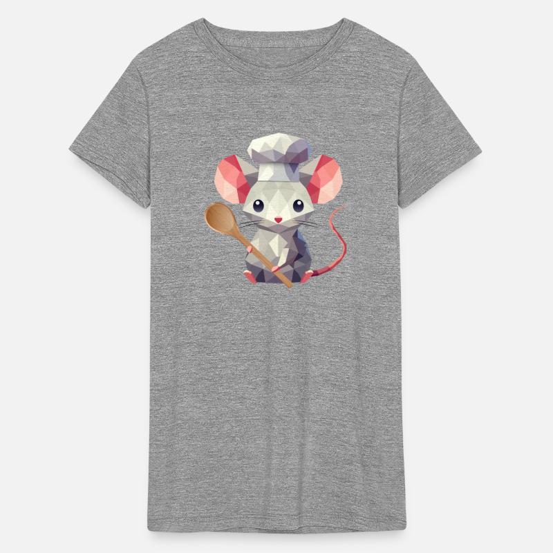 Mouse as a Chef - Culinary Charm in Polygon Style