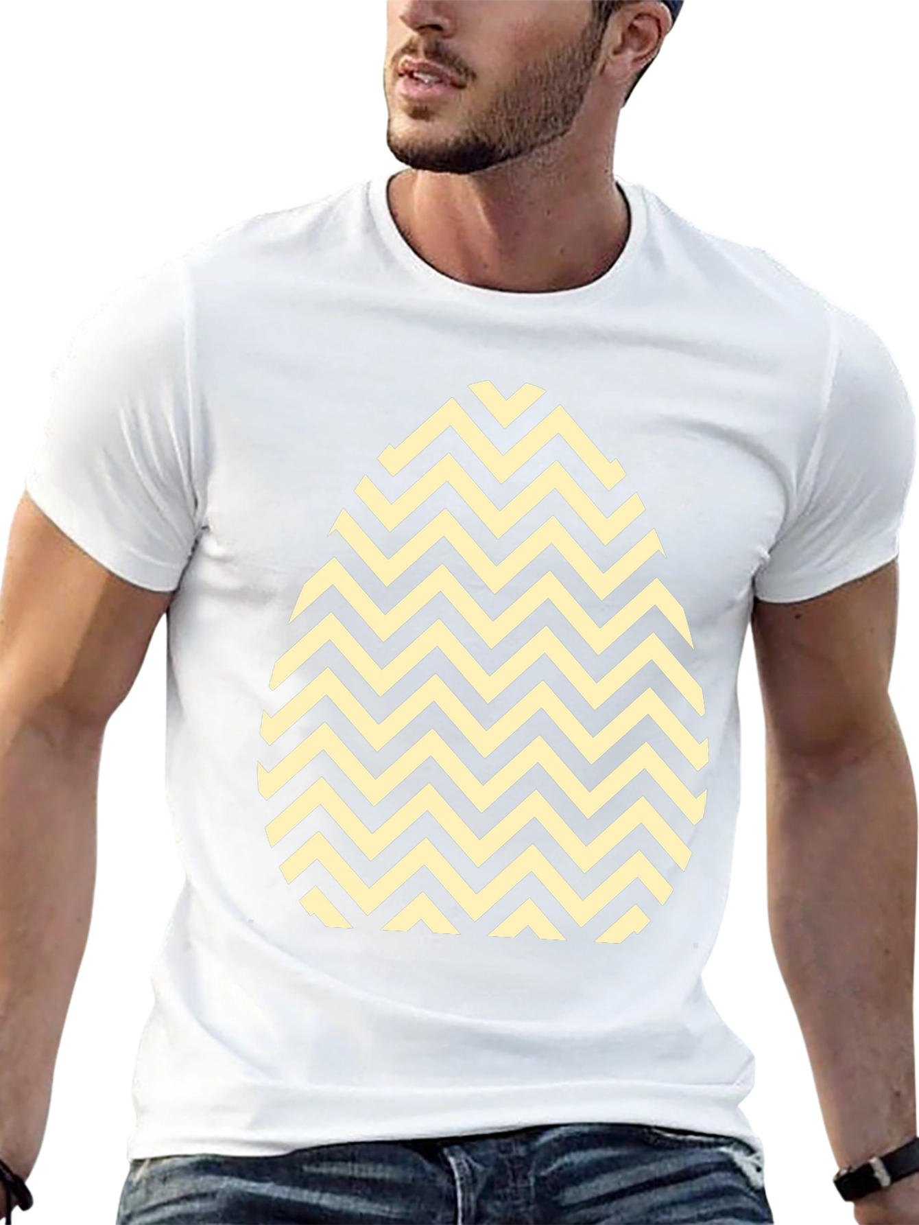 Easter Egg Chevron Pattern T-Shirt