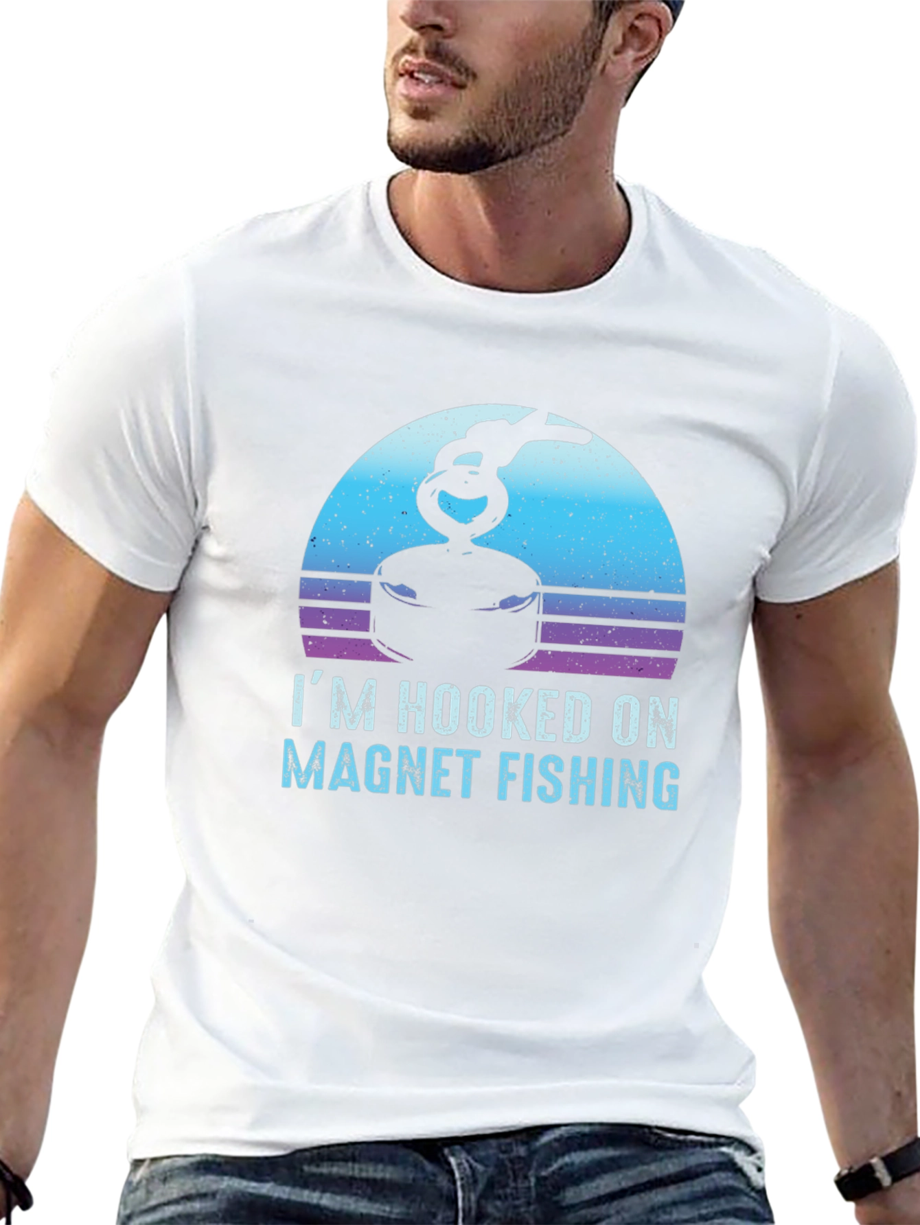 Im Hooked On Magnet Fishing T-Shirt