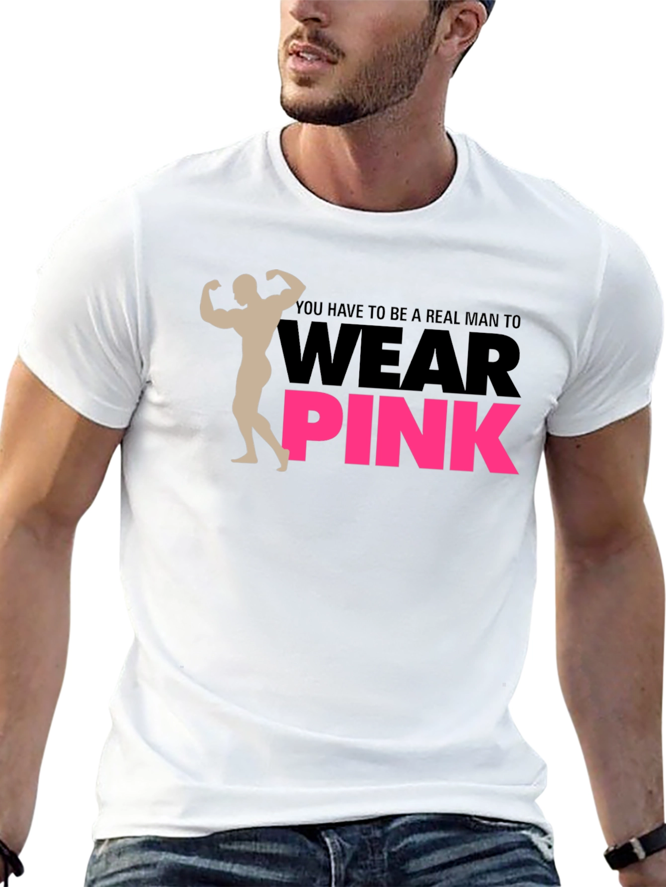 Real Man Wear Pink T-Shirt