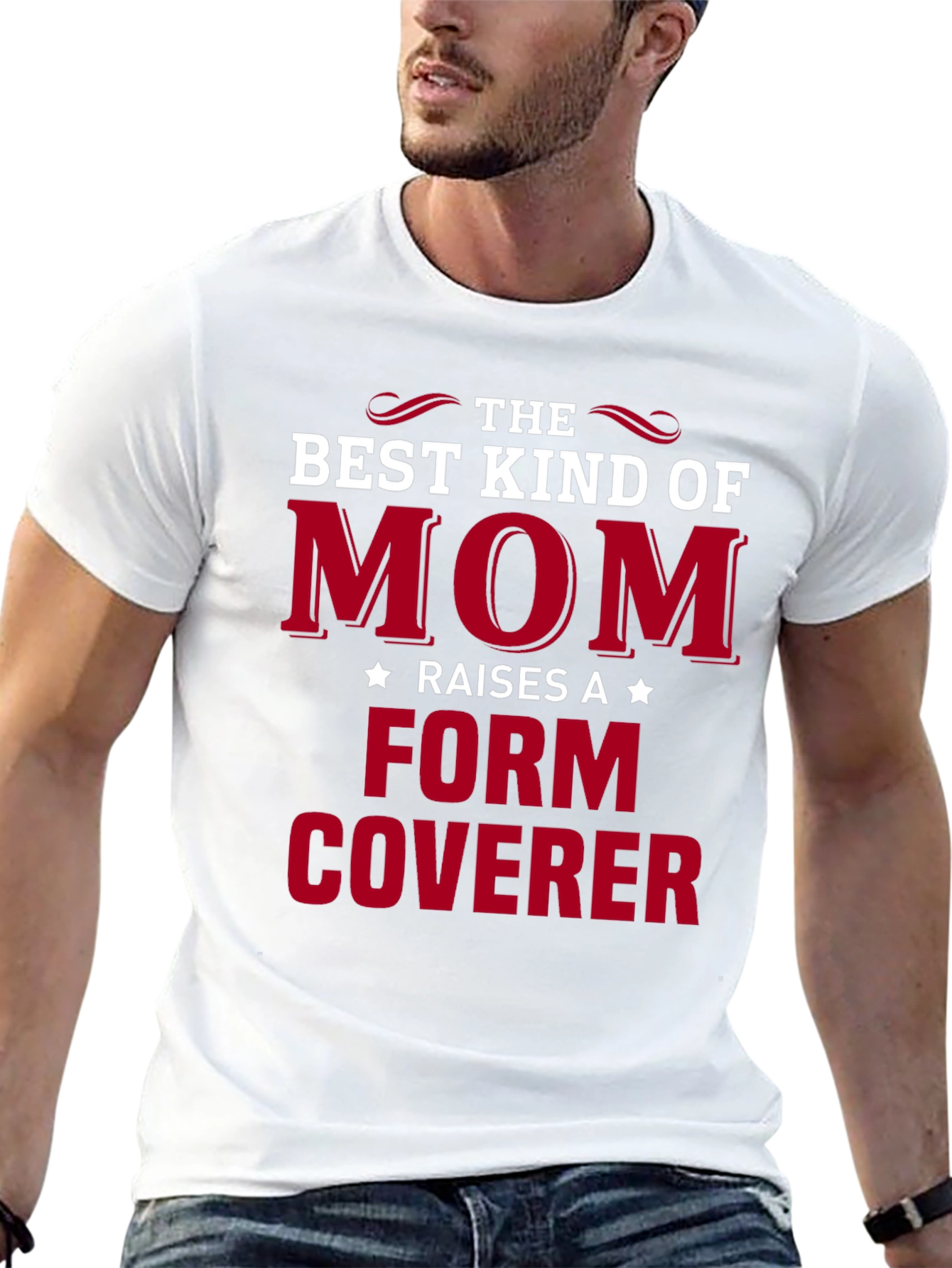 Best Kind of Mom Form Coverer Graphic Tee