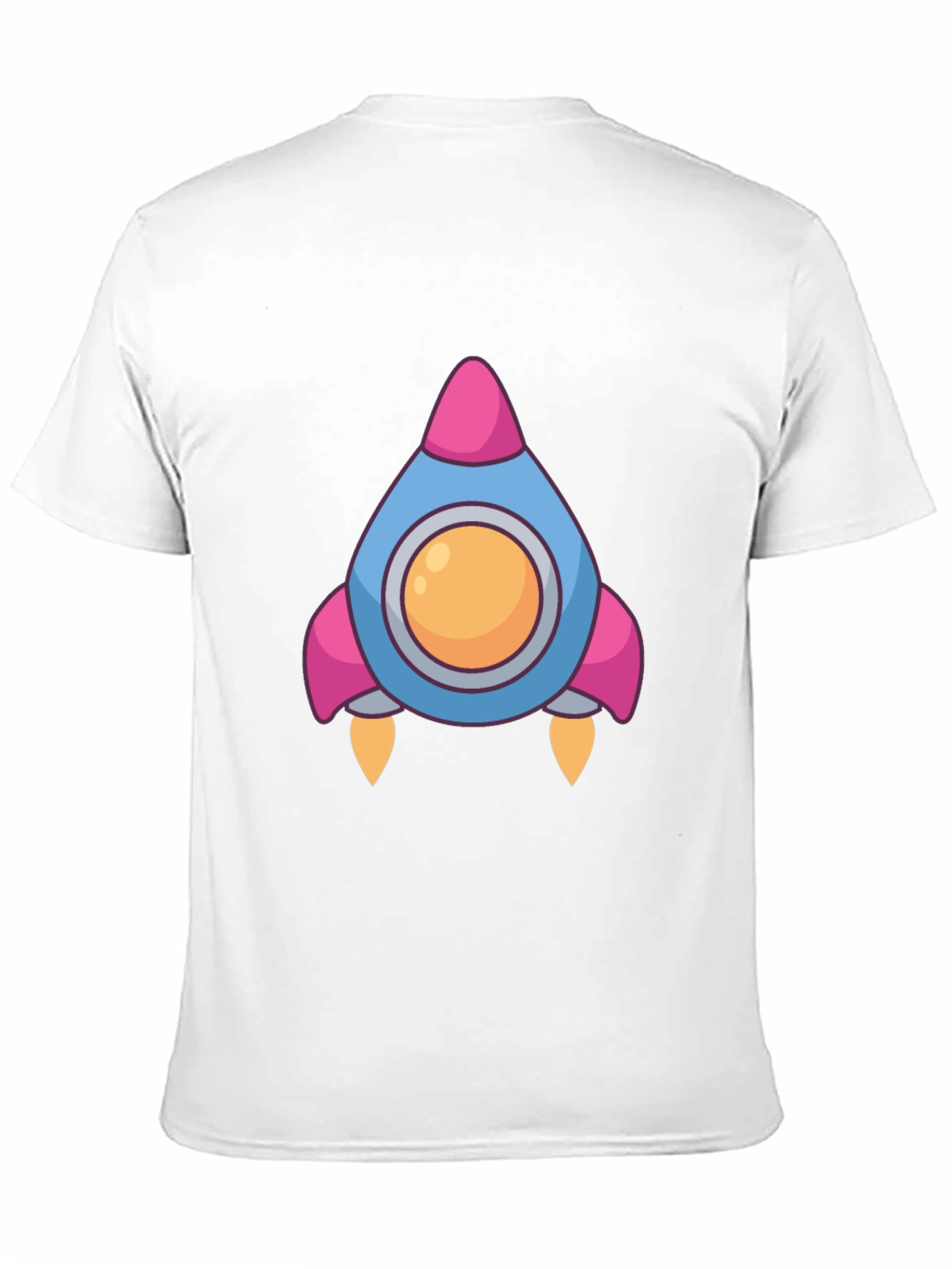 Rocket Graphic Black T-Shirt