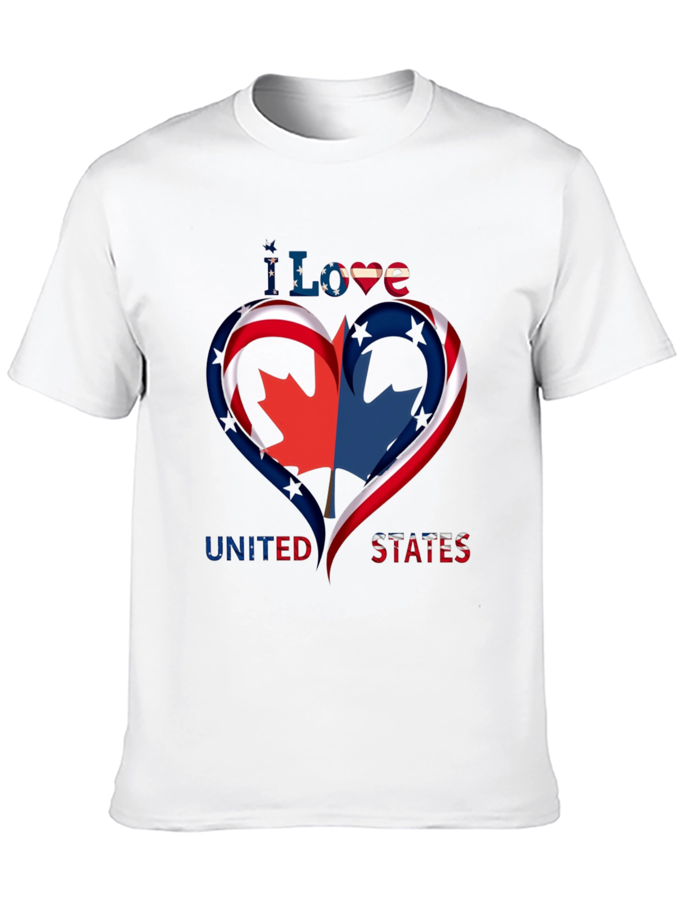 I Love United States Patriotic T-Shirt