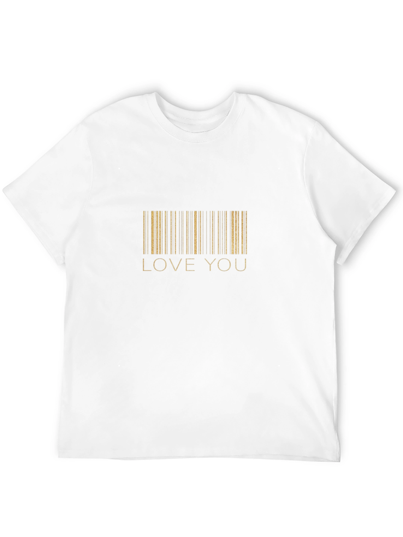 Love You Barcode Graphic T-Shirt