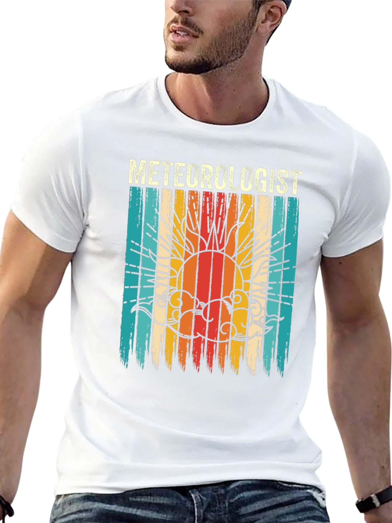 Retro Meteorologist T-Shirt - Weather Lover Tee