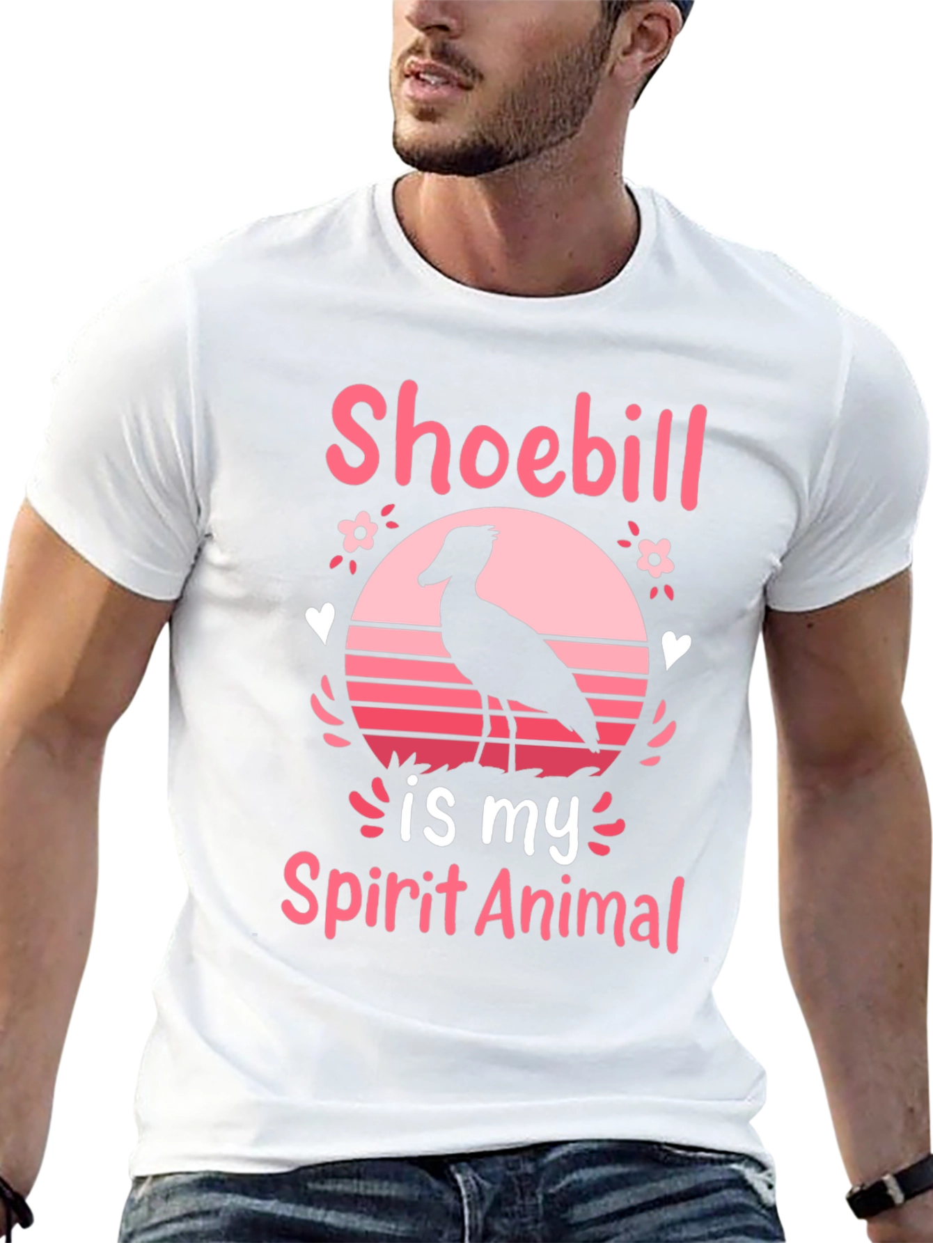 Shoebill Spirit Animal Graphic T-Shirt