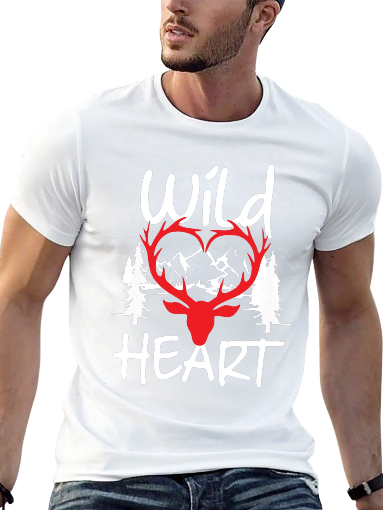 Wild Heart Graphic Tee - Nature Lover Shirt