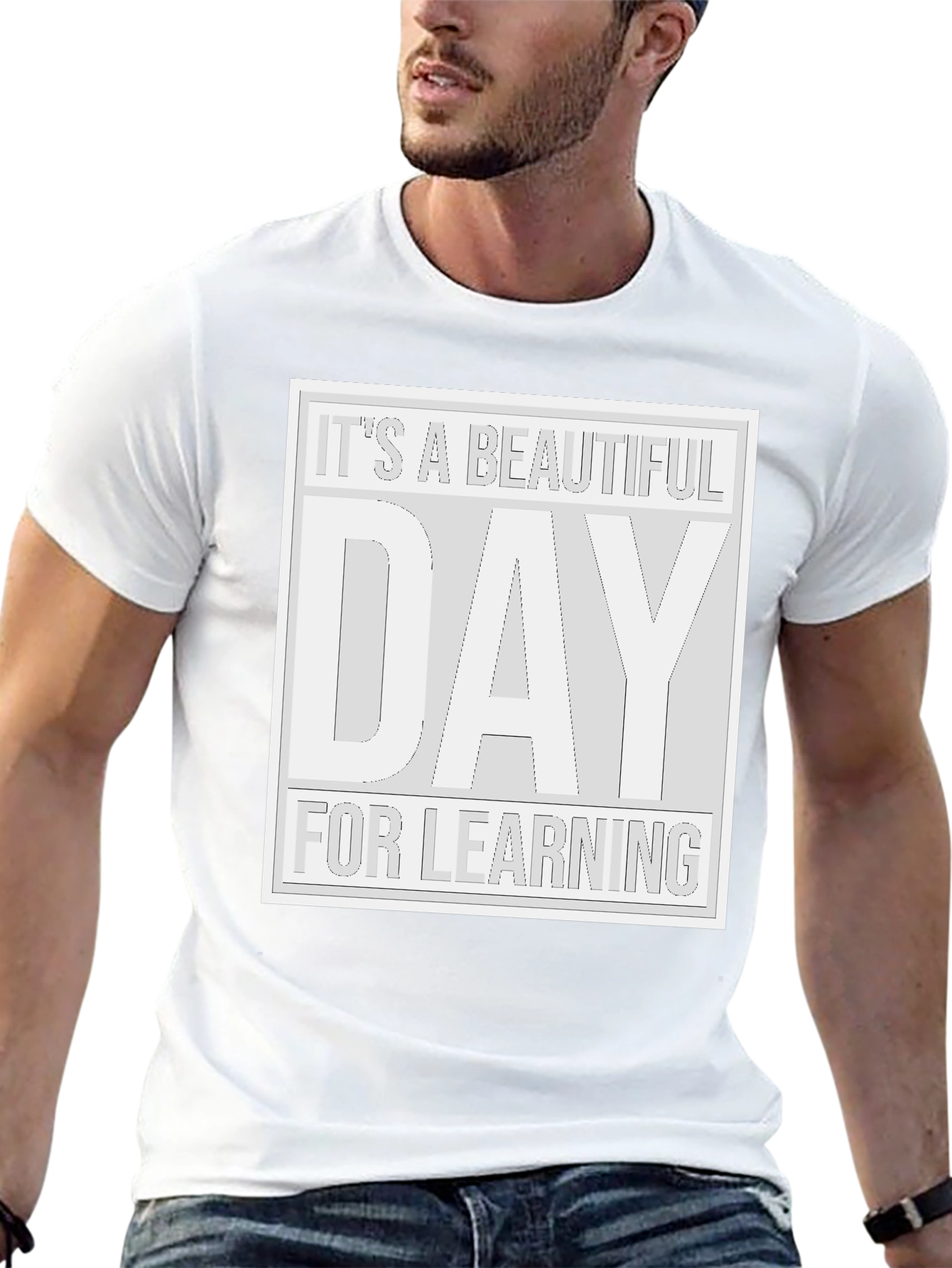 Its a Beautiful Day for Learning Black T-Shirt