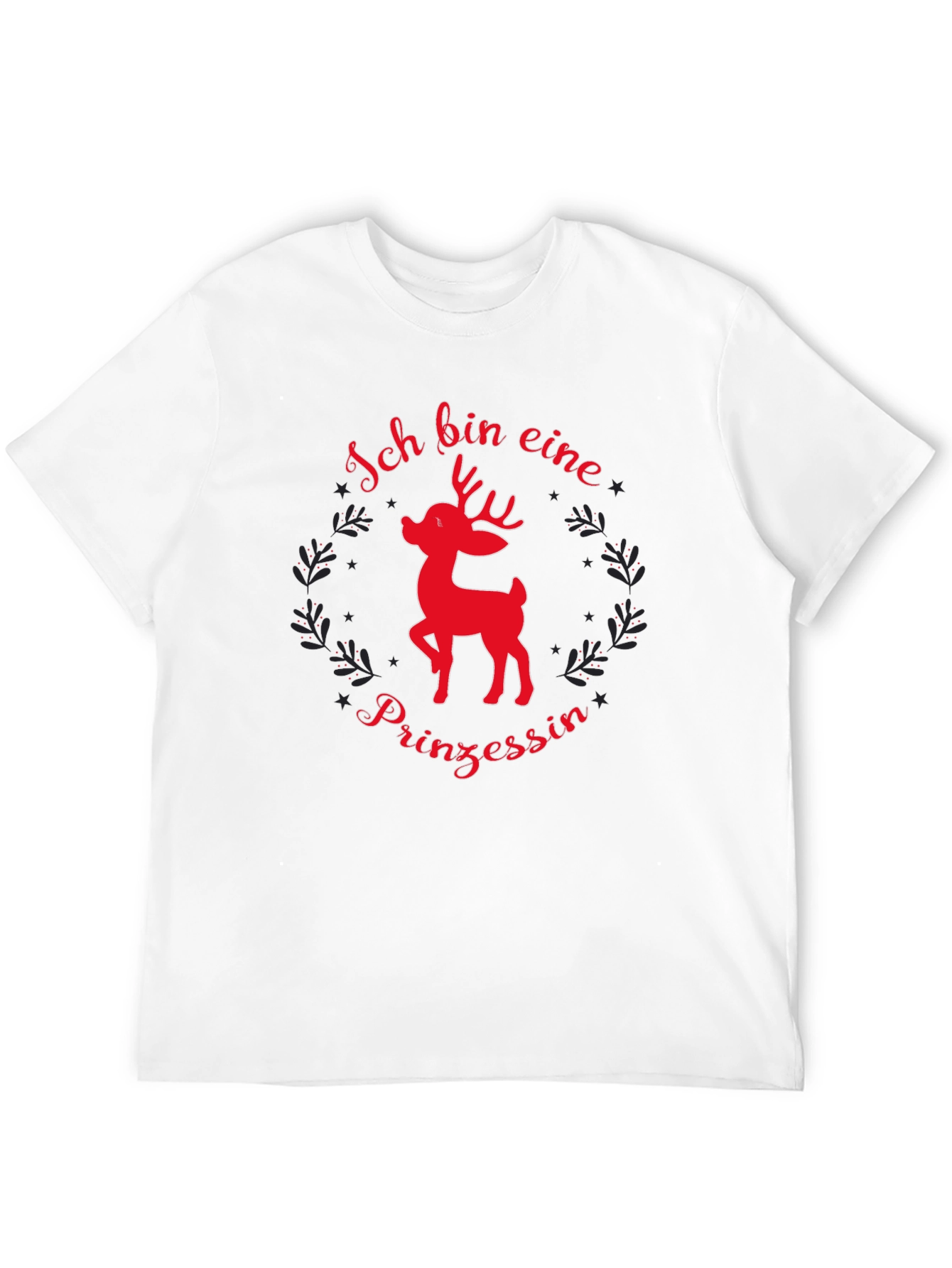 Christmas Princess Deer T-Shirt