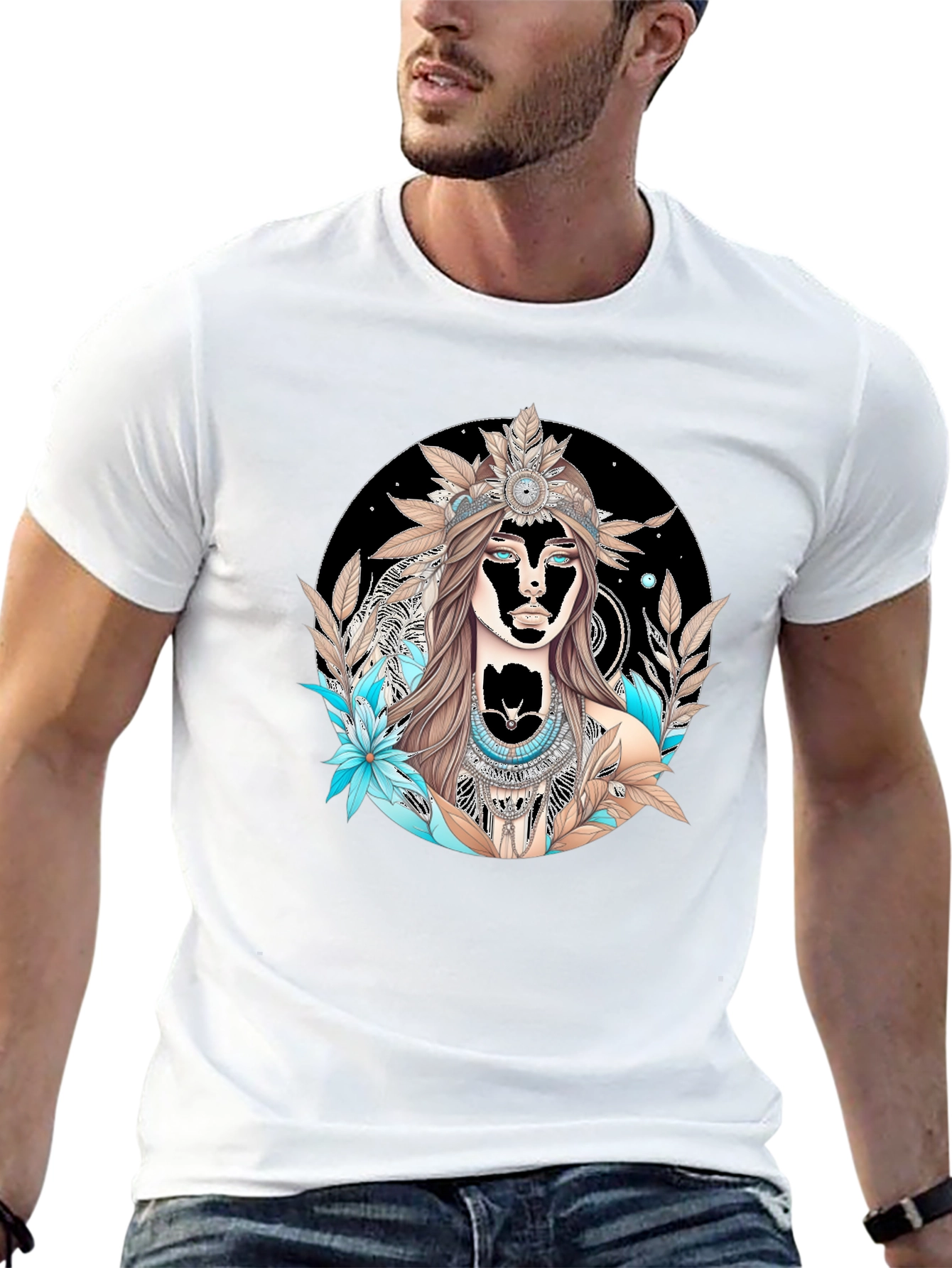 Mystic Woman Graphic T-Shirt - Black