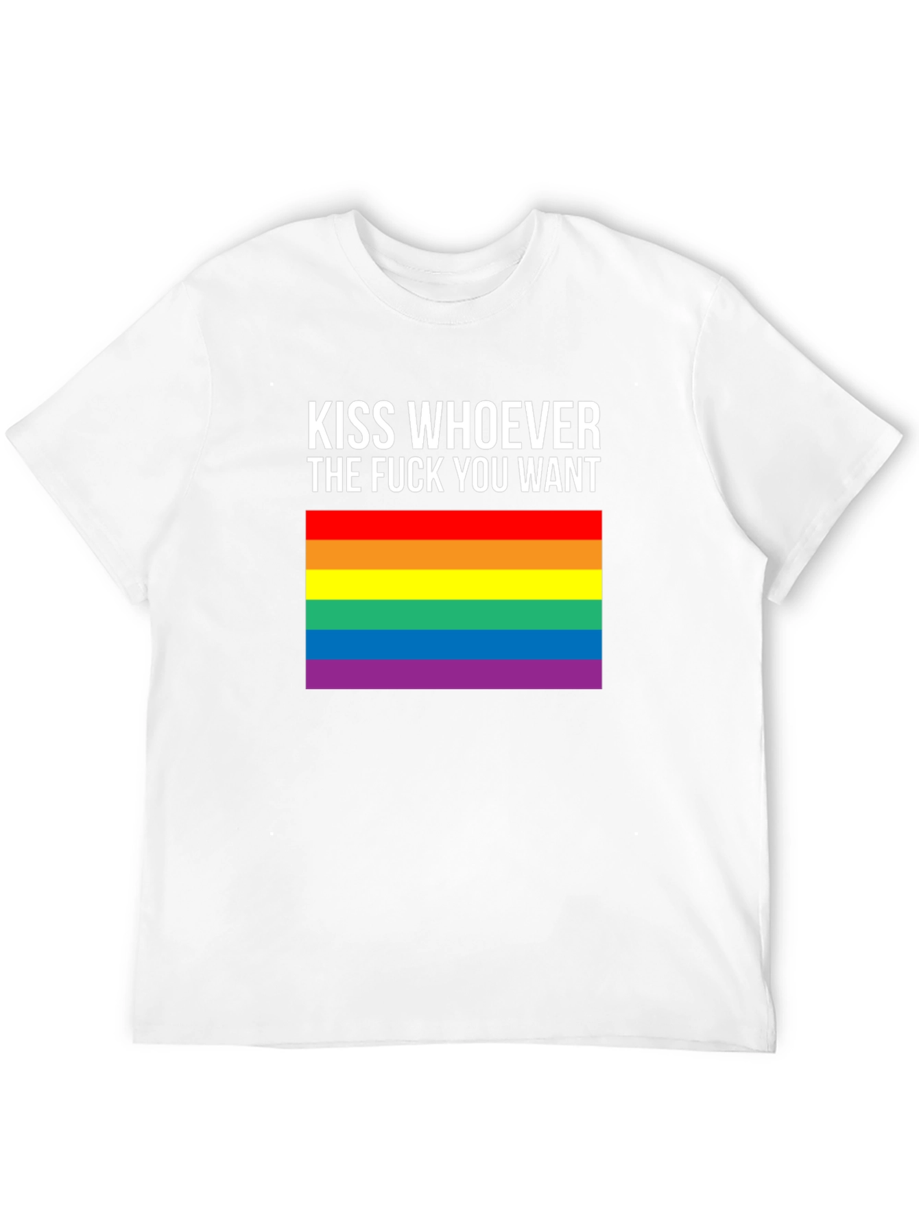 LGBT Pride T-Shirt - Kiss Whoever