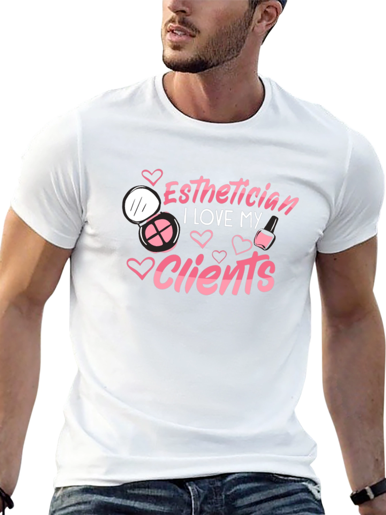 Esthetician Love Clients Black T-Shirt