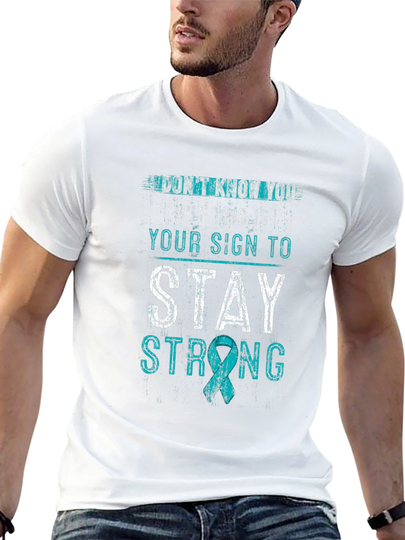 Stay Strong Awareness Graphic Tee
