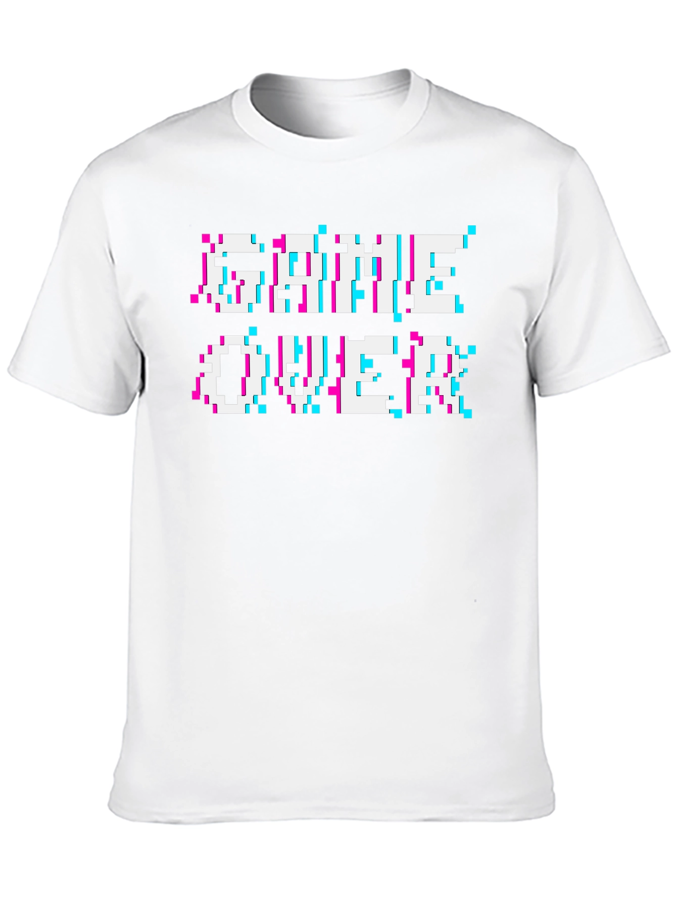 Game Over Pixel Art T-Shirt - Gamer Style