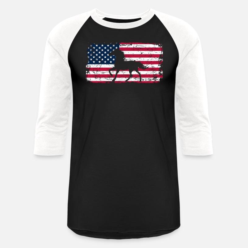 Patriotic Horse American Flag Independence Day Usa