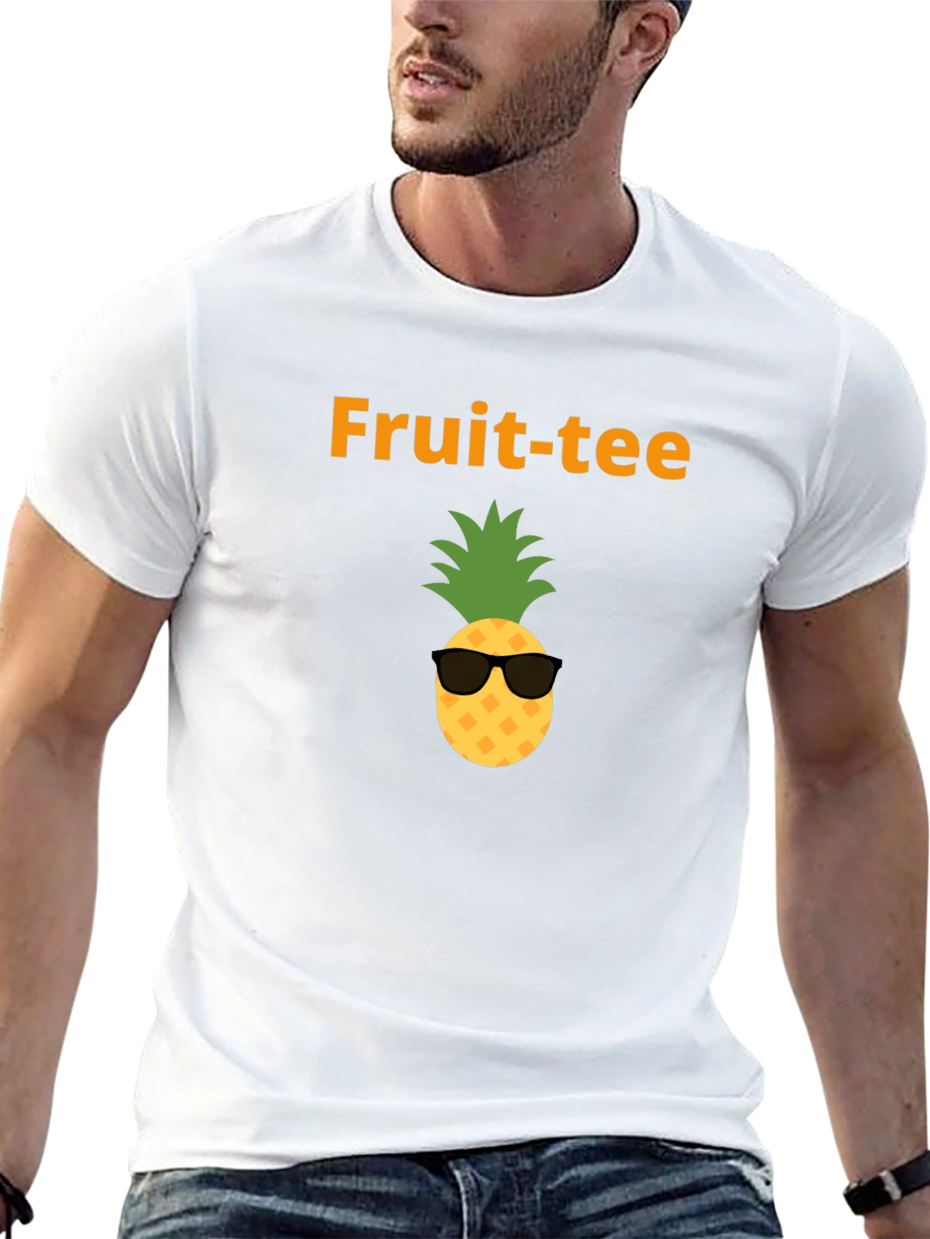 Fruit-tee Pineapple Sunglasses Graphic T-Shirt