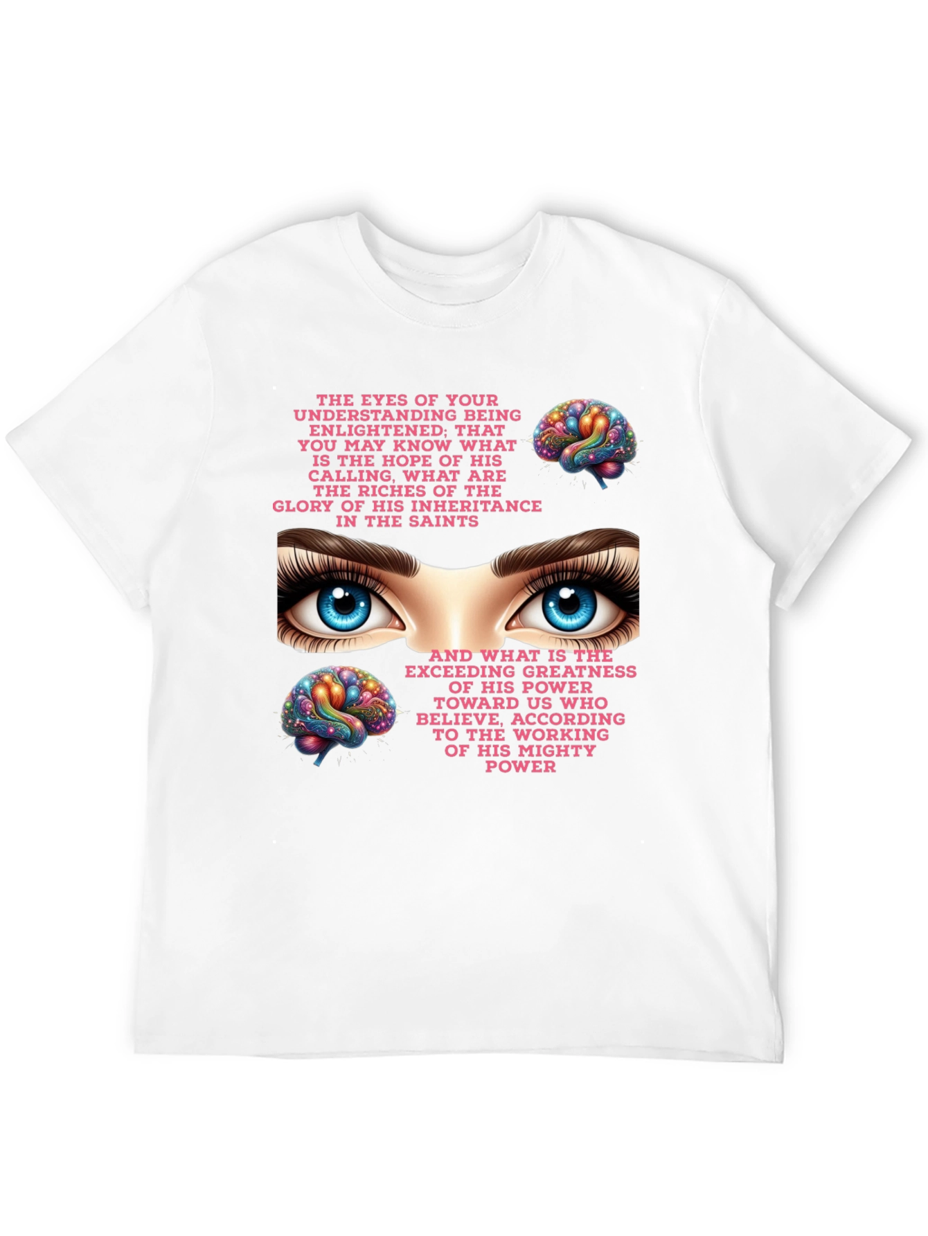 Enlightened Eyes Graphic Tee - Unisex Black T-Shirt