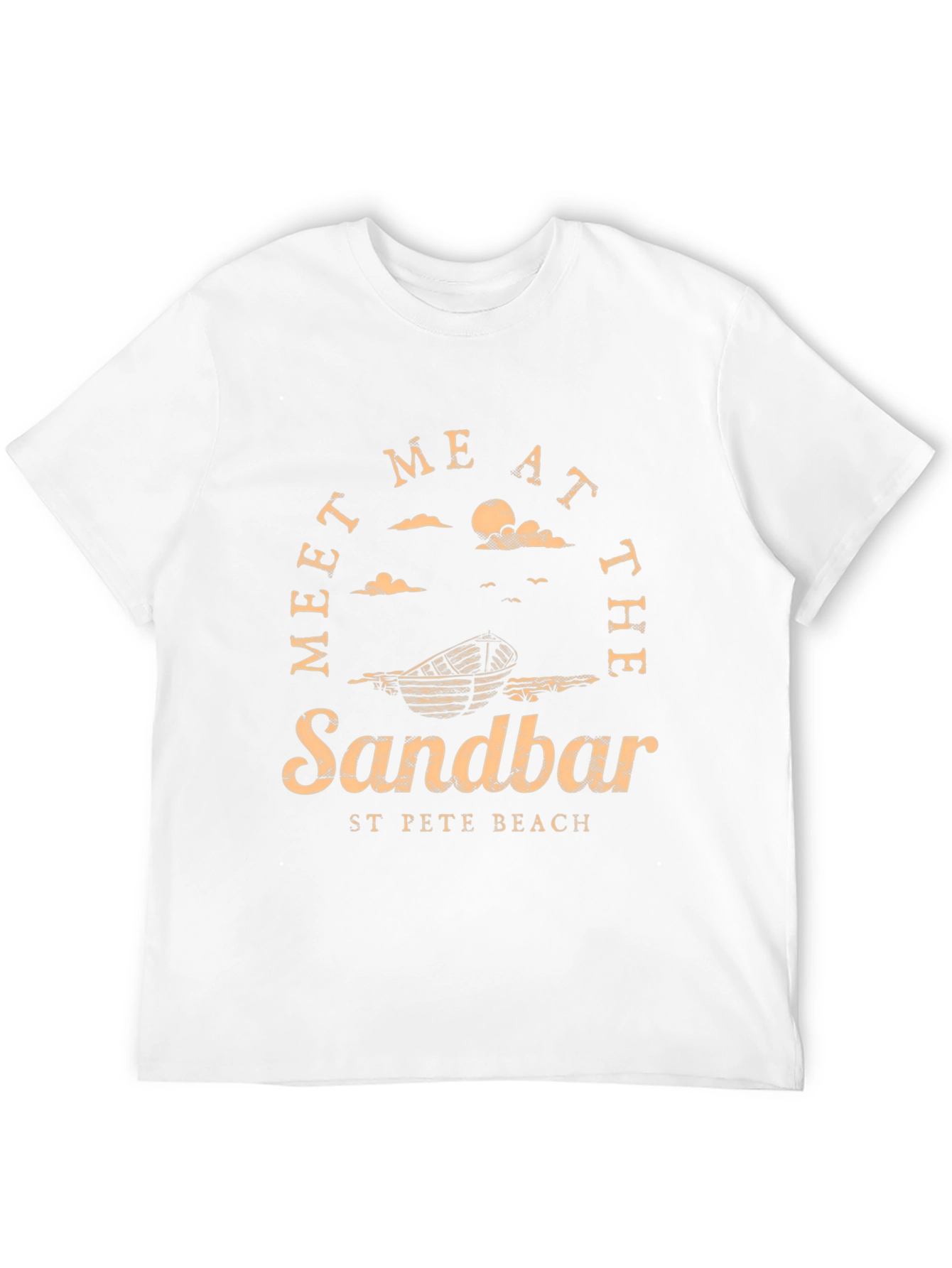 Sandbar St. Pete Beach Black T-Shirt