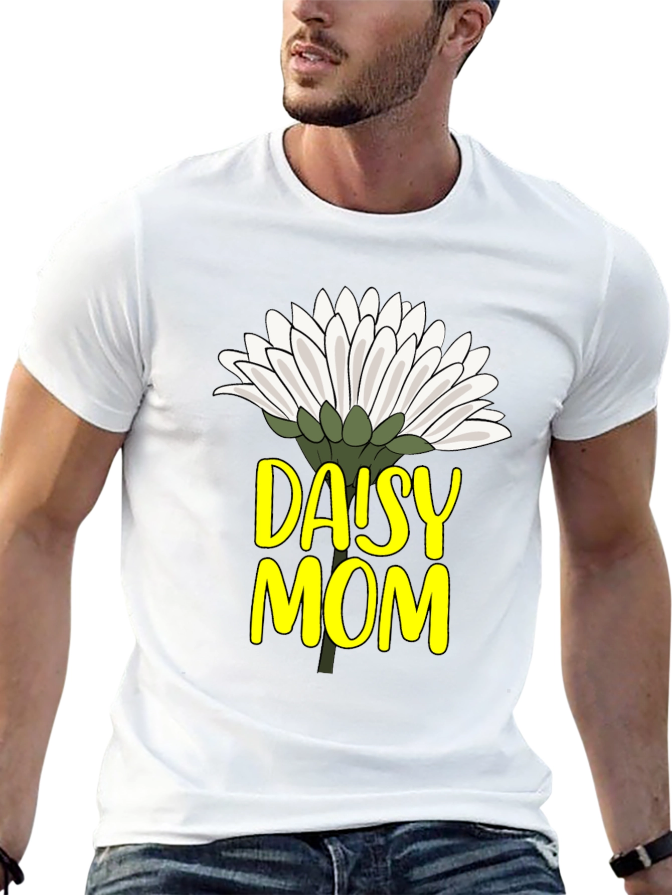 Daisy Mom Graphic Tee - Mothers Day Gift