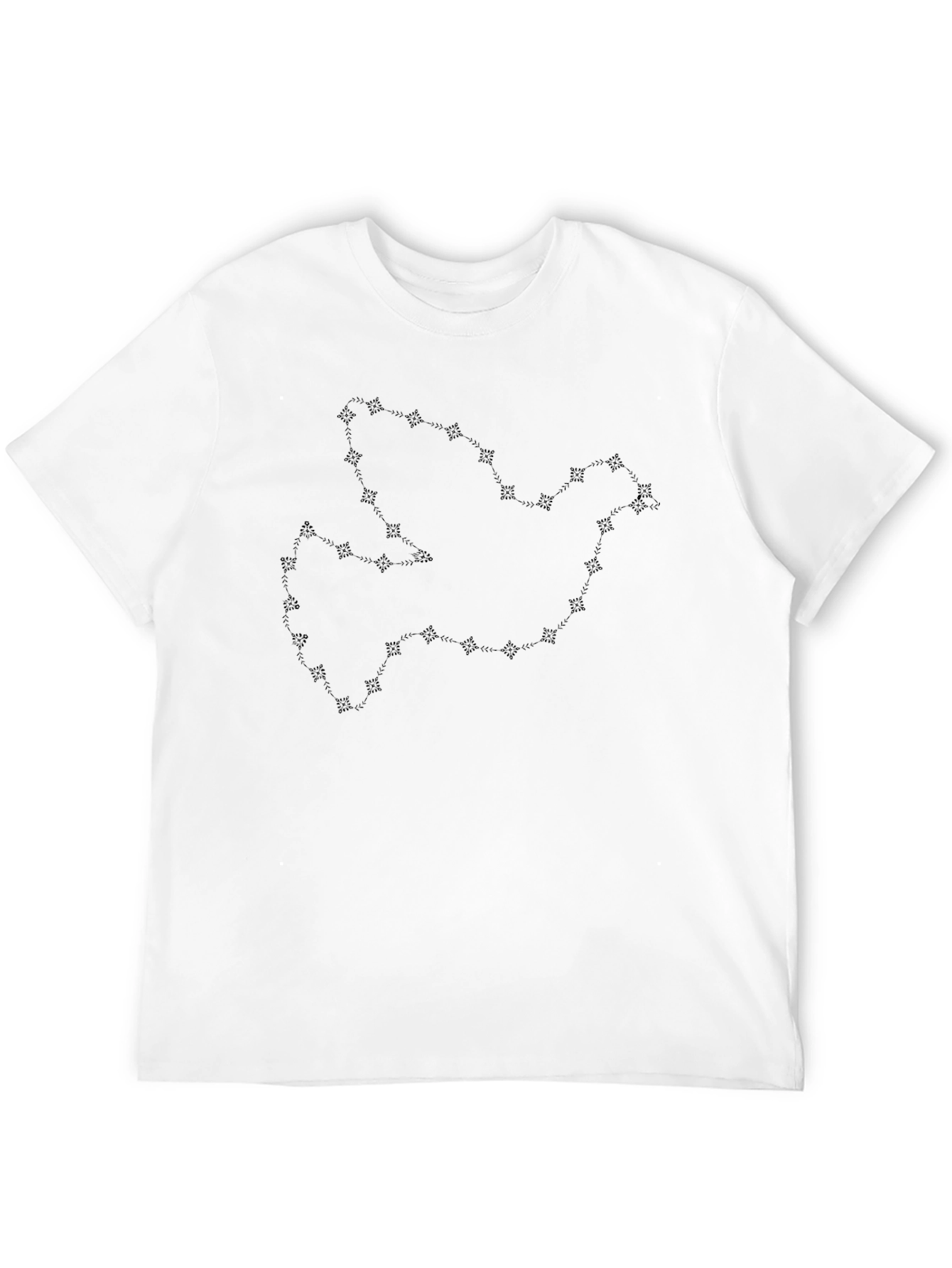 Dove Symbol Graphic Black T-Shirt