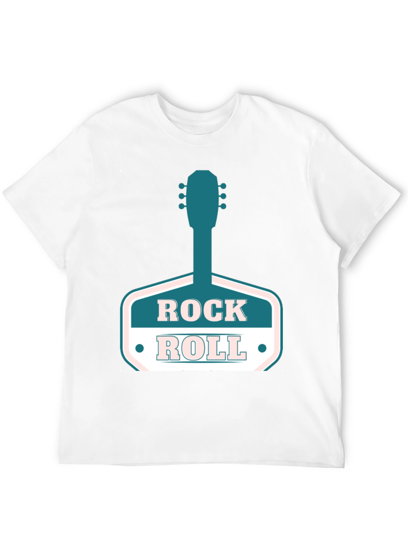 Rock and Roll Guitar Graphic T-Shirt